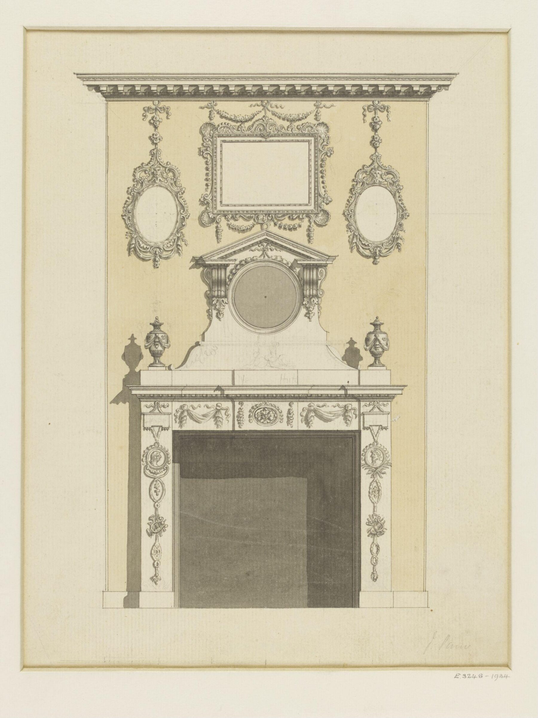 Drawing, James Pain, c. 1737-89