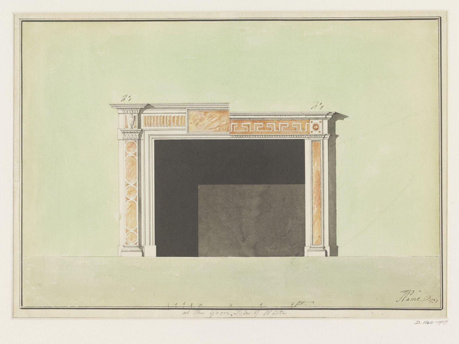 Drawing, James Paine, 1775