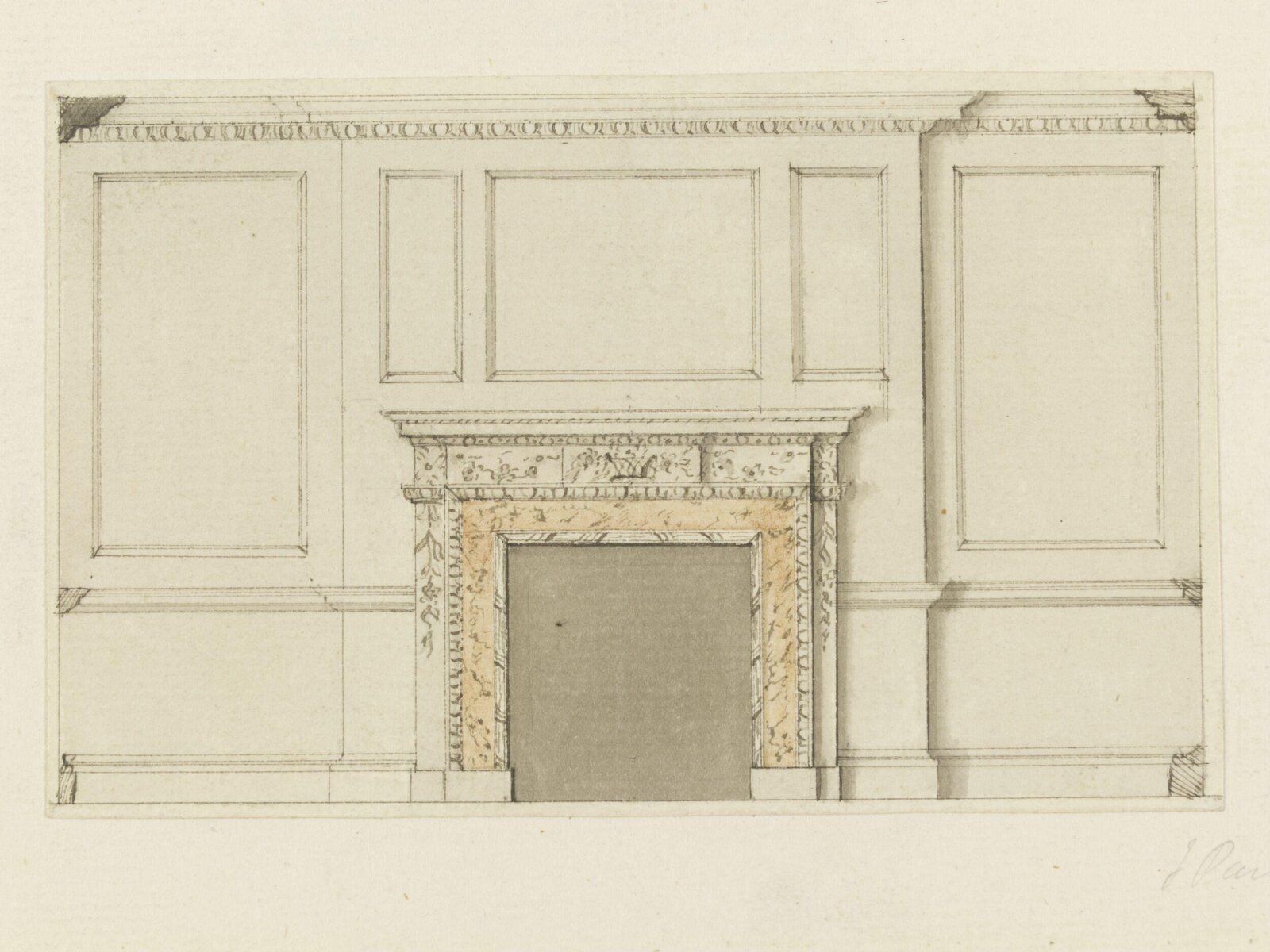 Drawing, James Pain, c. 1737-89