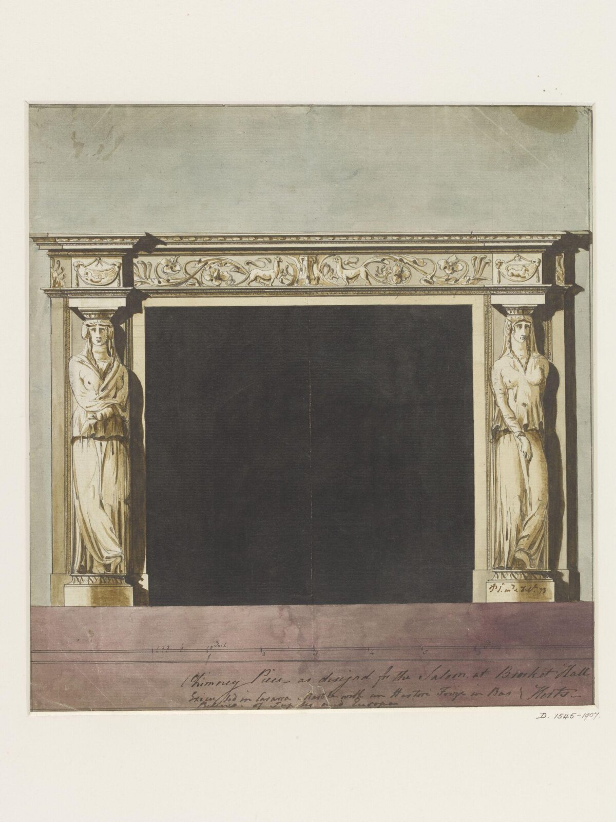 Drawing, James Paine, 1773