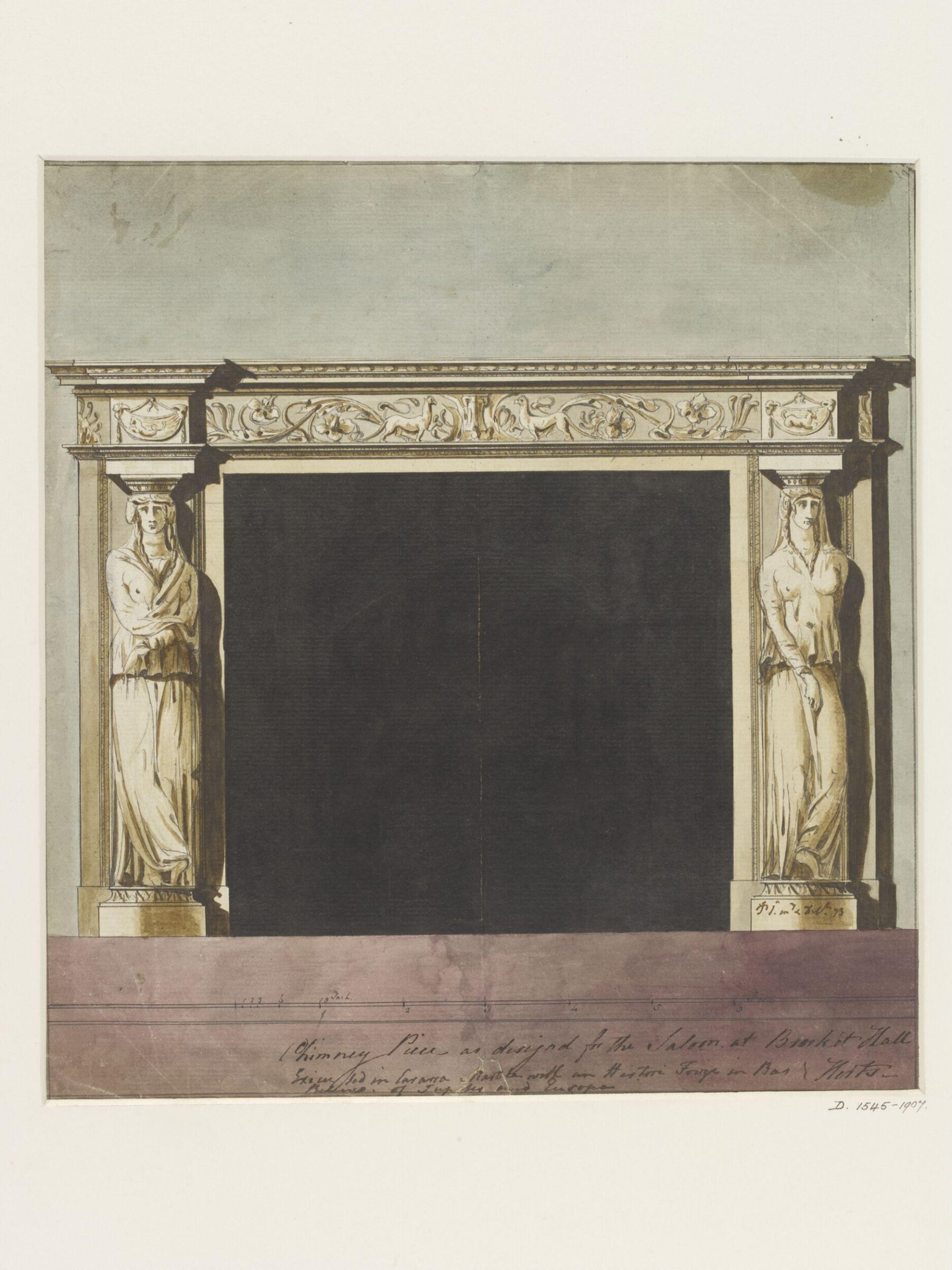 Drawing, James Paine, 1773