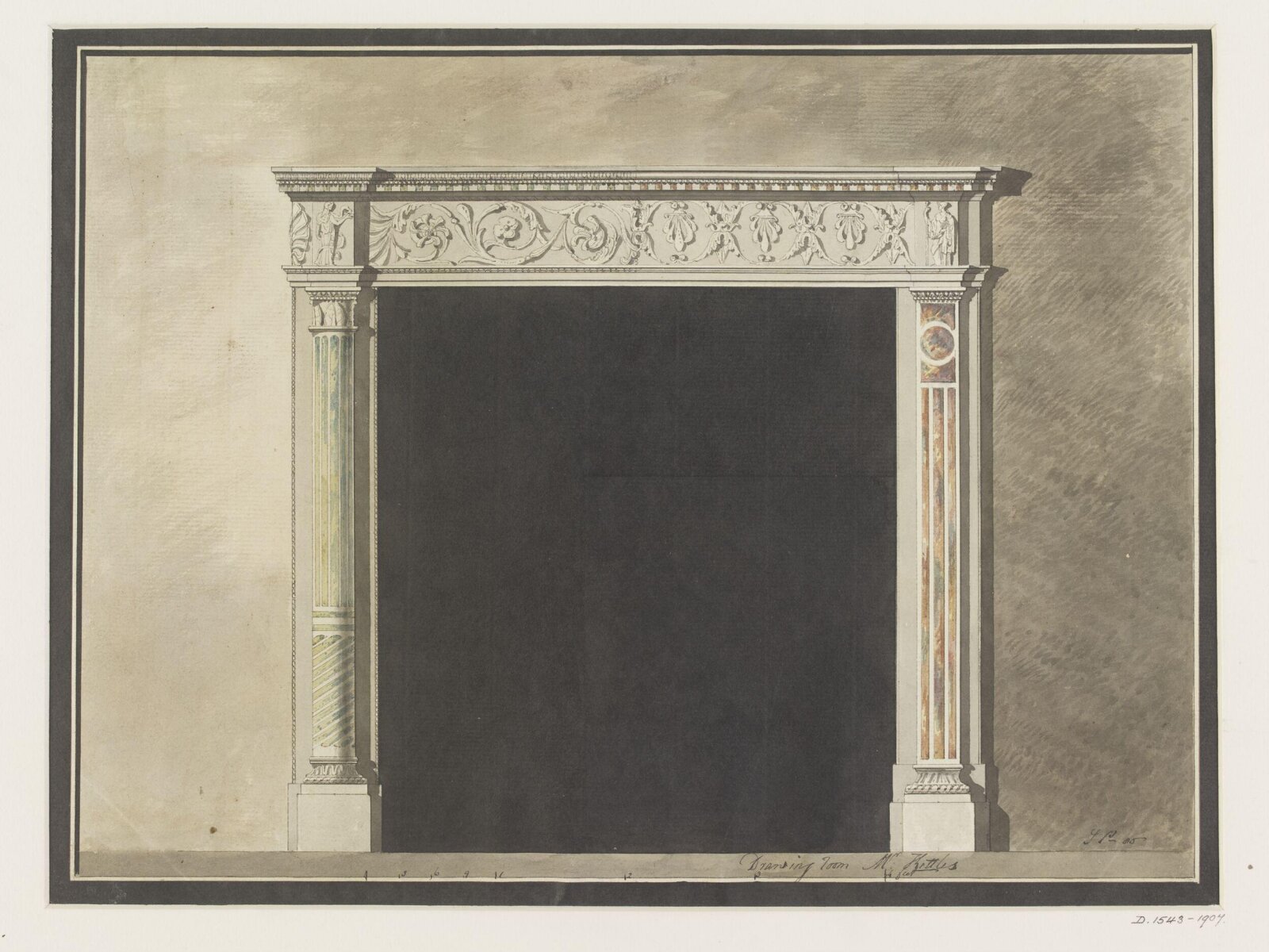 Drawing, James Paine, 1780
