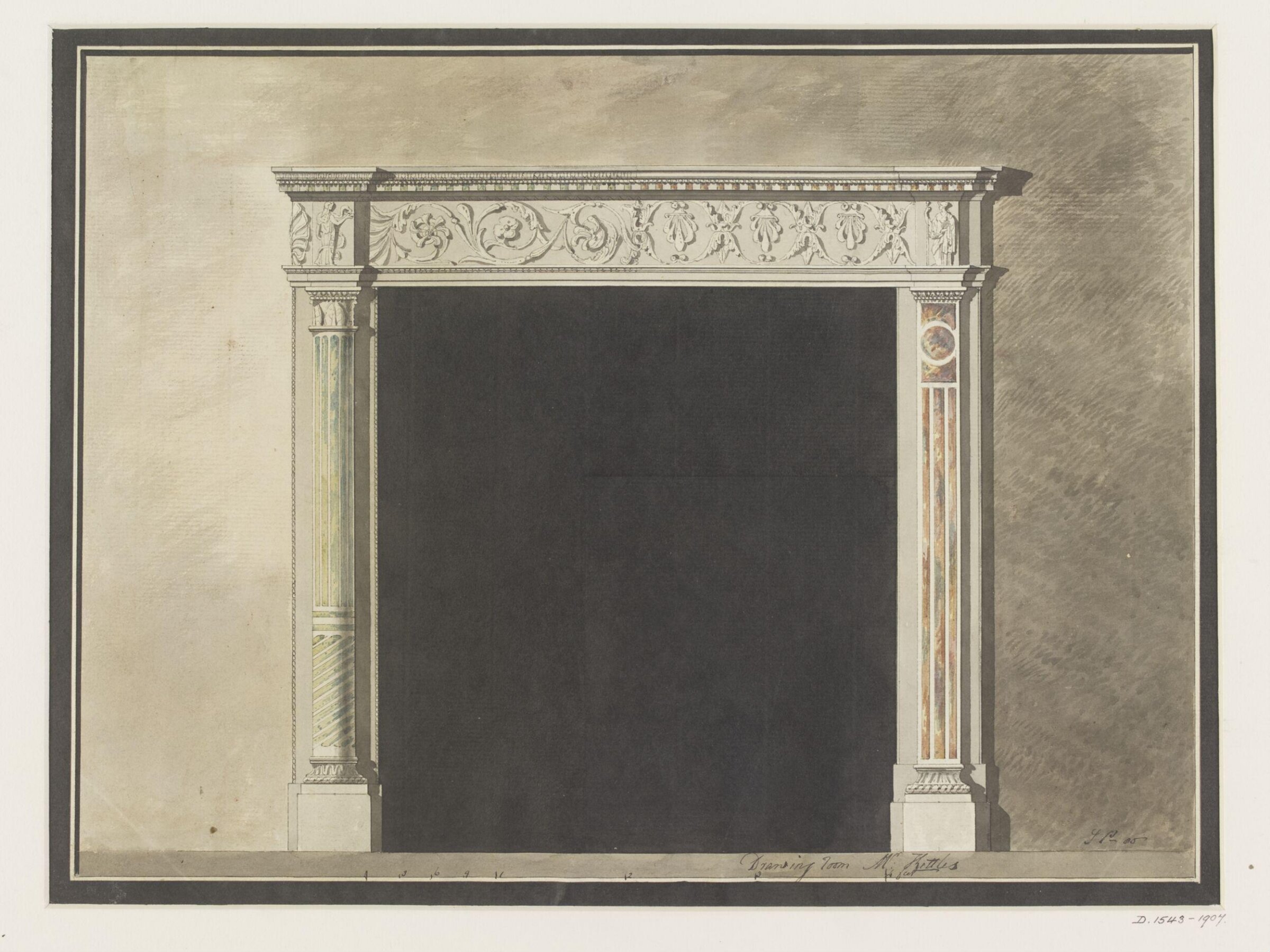 Drawing, James Paine, 1780