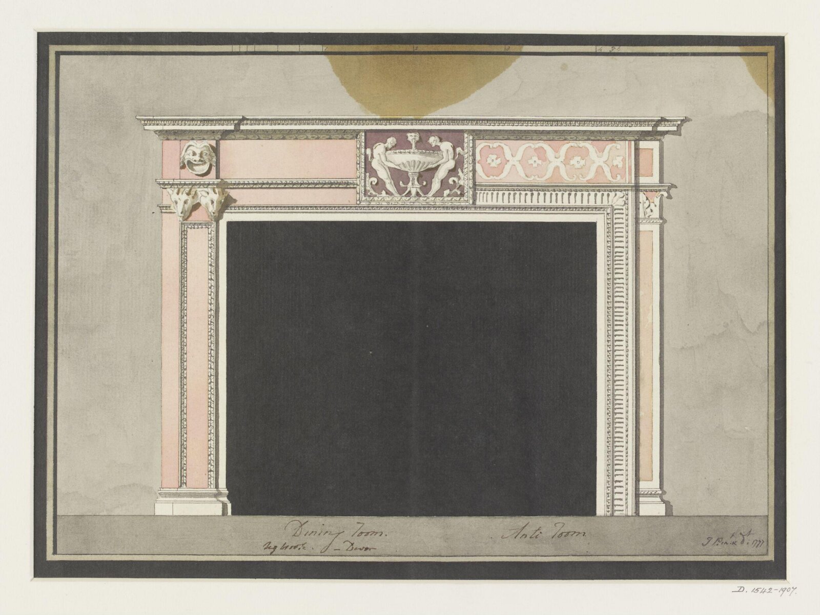 Drawing, James Paine, 1777