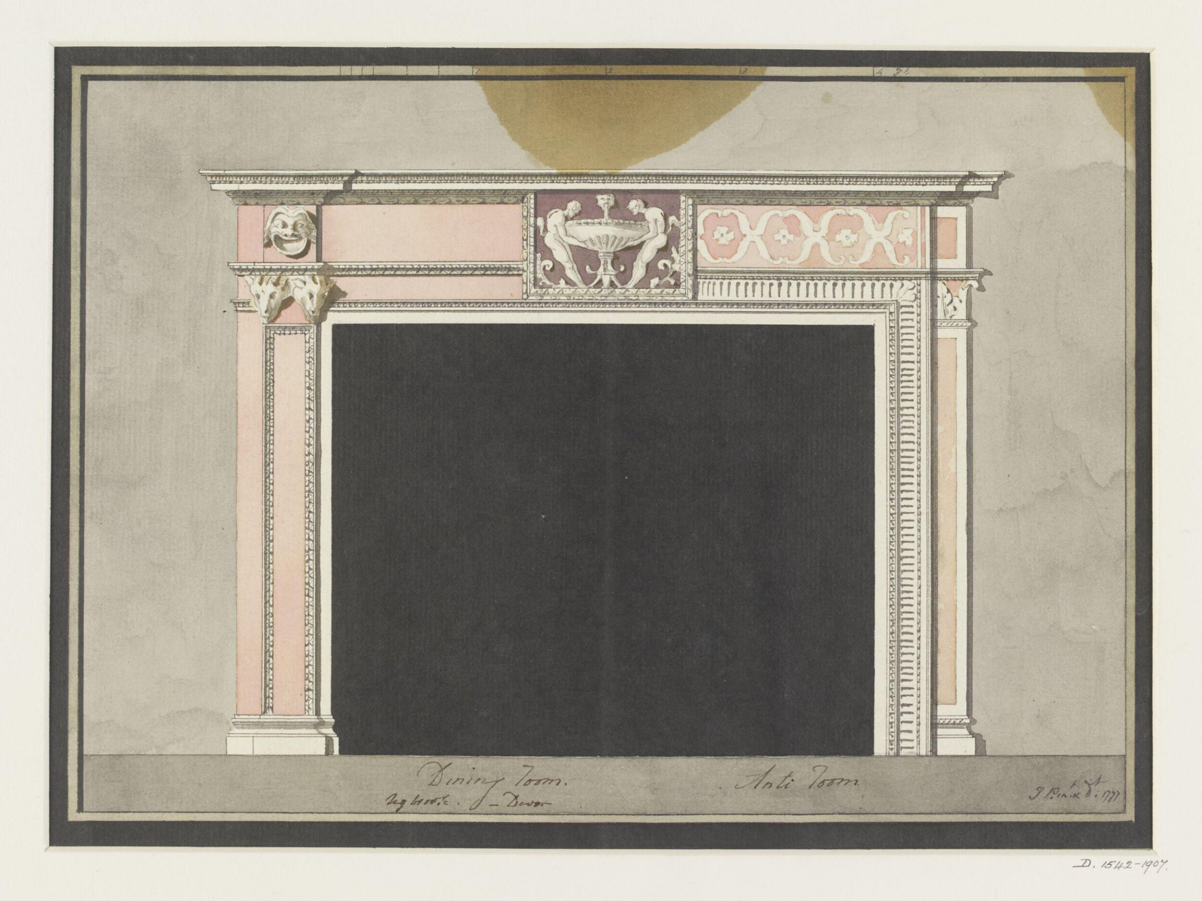 Drawing, James Paine, 1777