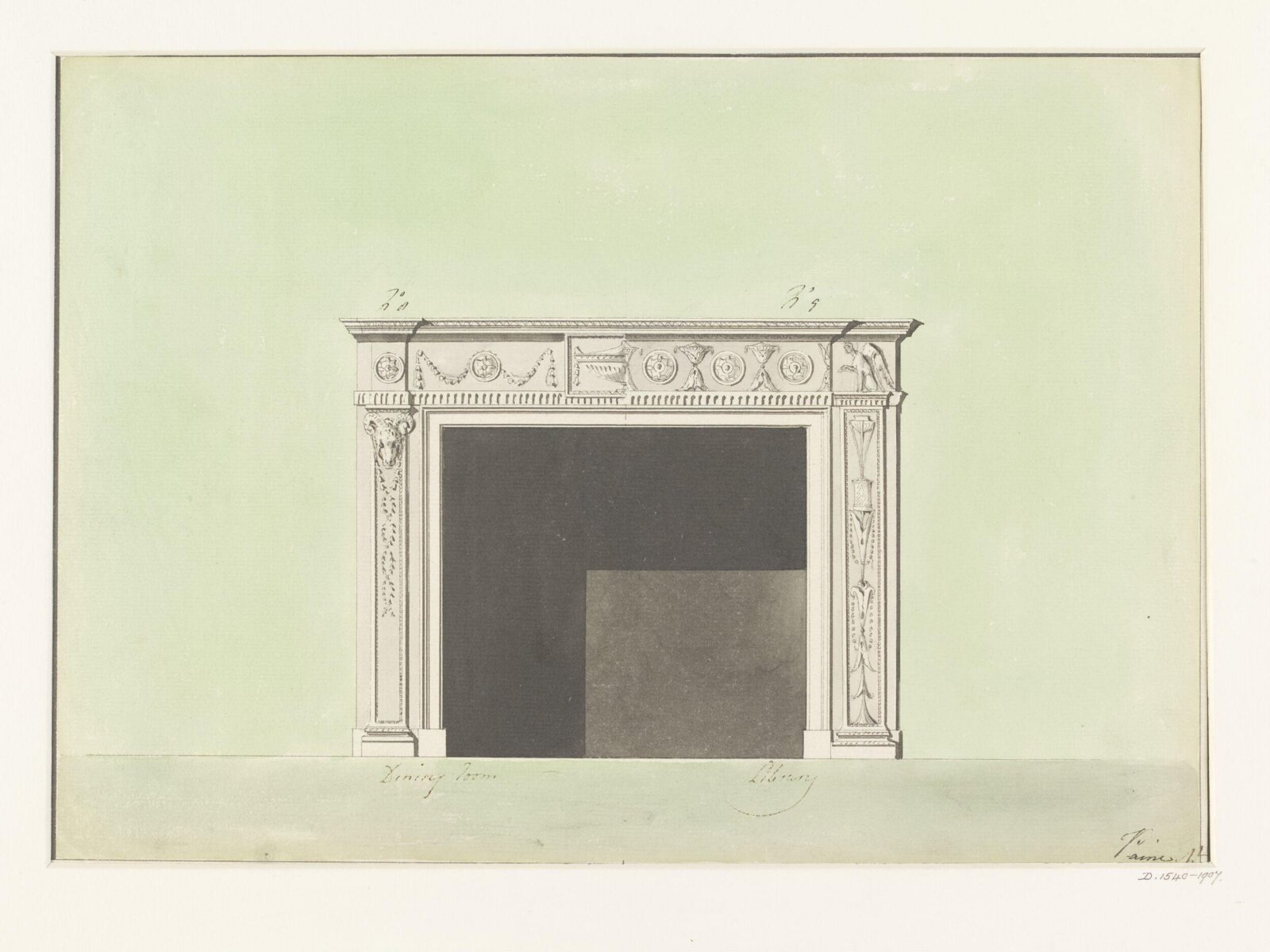 Drawing, James Paine, 1779
