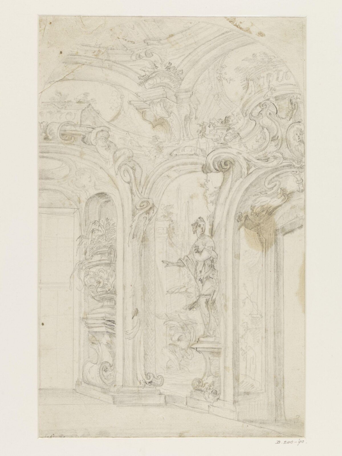 Drawing, Pierre the younger Le Pautre II, c. 1679-1744