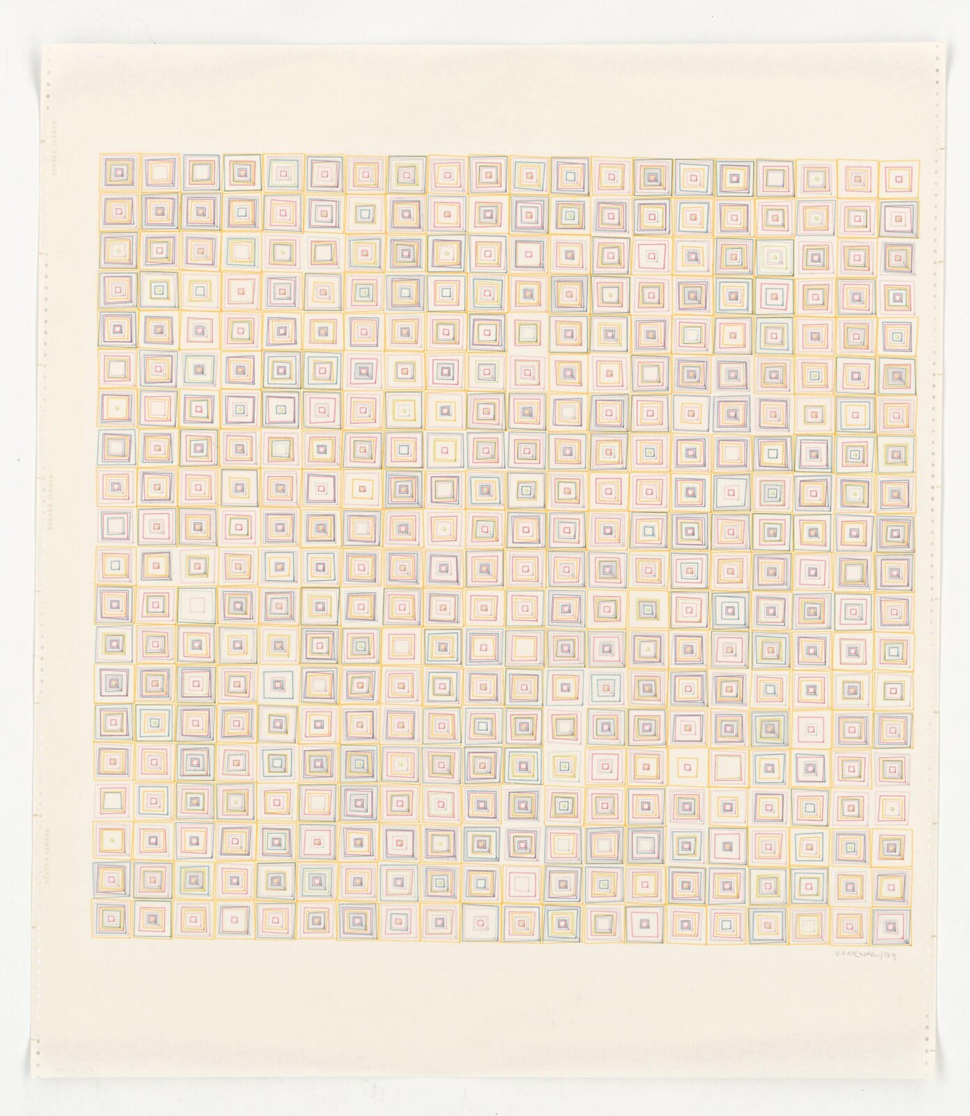 (Des)Ordres, Vera Molnar, 1974