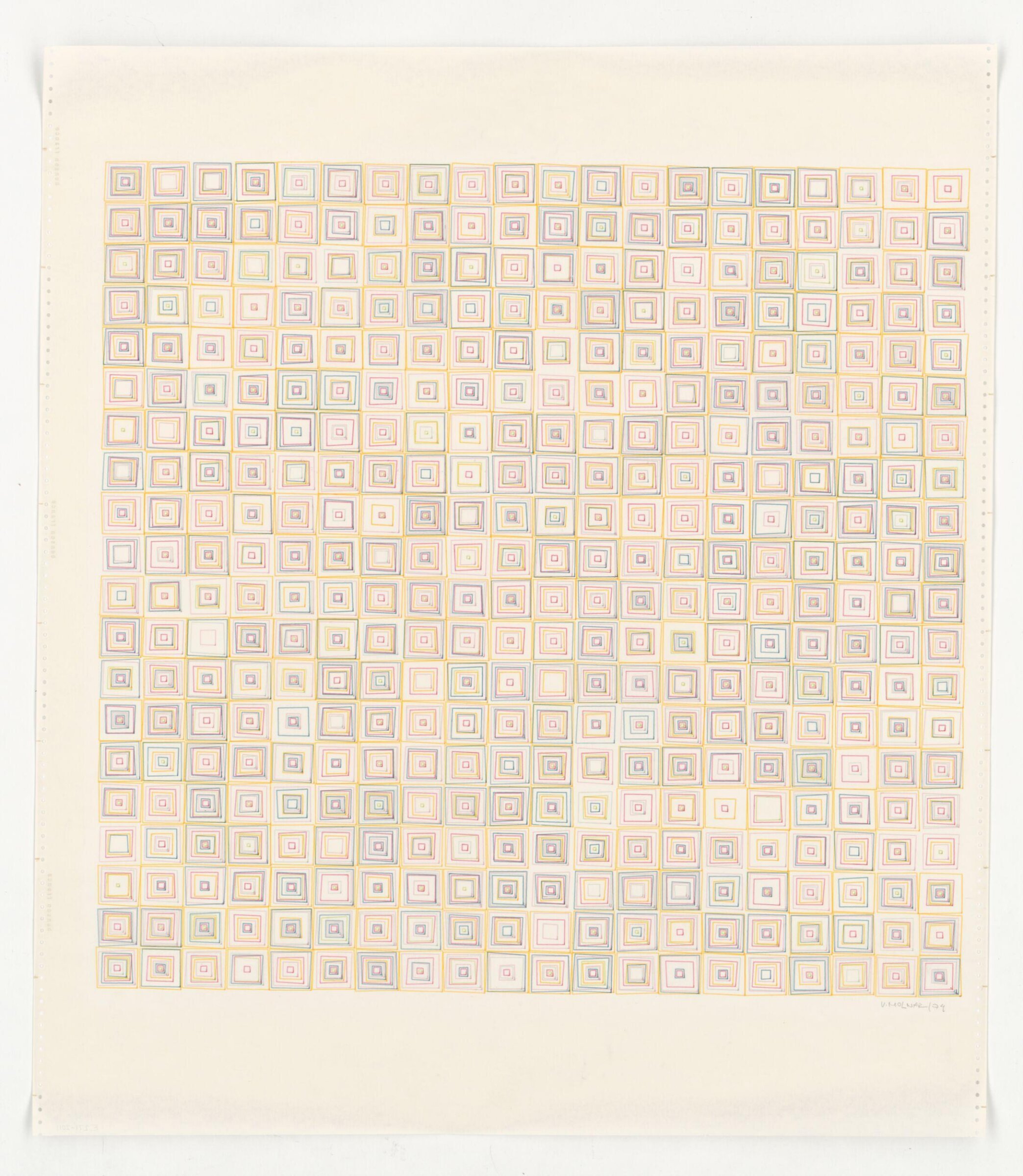 (Des)Ordres, Vera Molnar, 1974