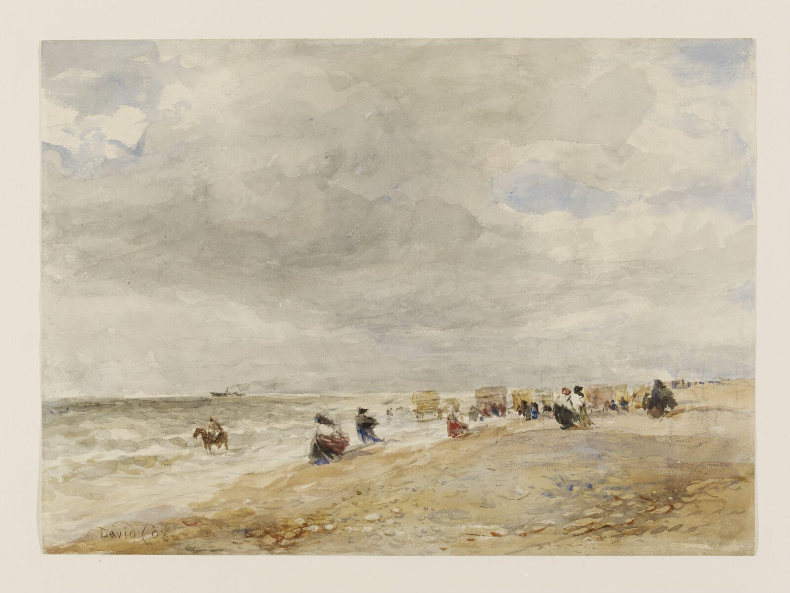 Rhyl Sands, David Cox the elder, ca. 1850