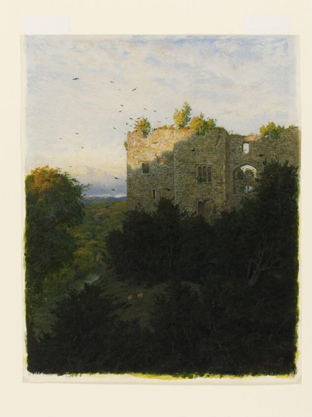 The Last Gleam (1866) by J.A. Stock