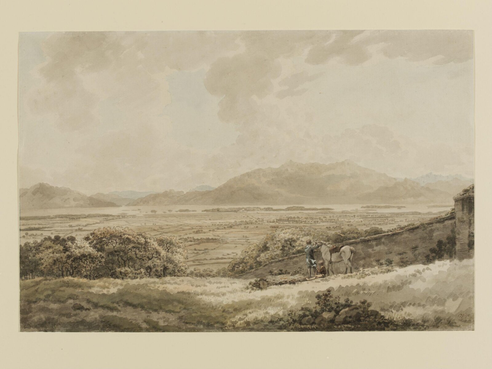Killarney and Lake, William Pars, ca. 1771