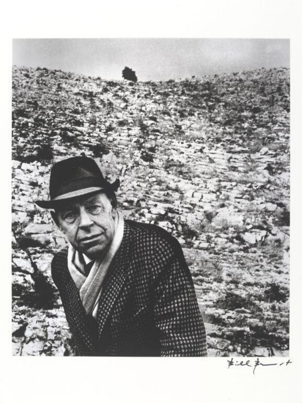 Bill Brandt, Jean Dubuffet on the Col de Vence, Alpes Maritimes
