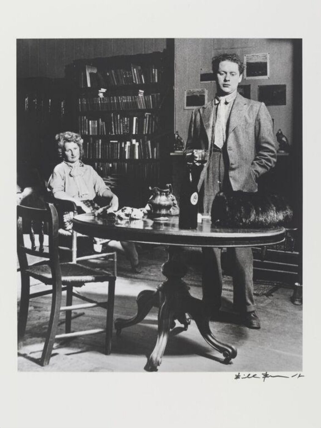 Bill Brandt, Dylan and Caitlin Thomas in Chelsea