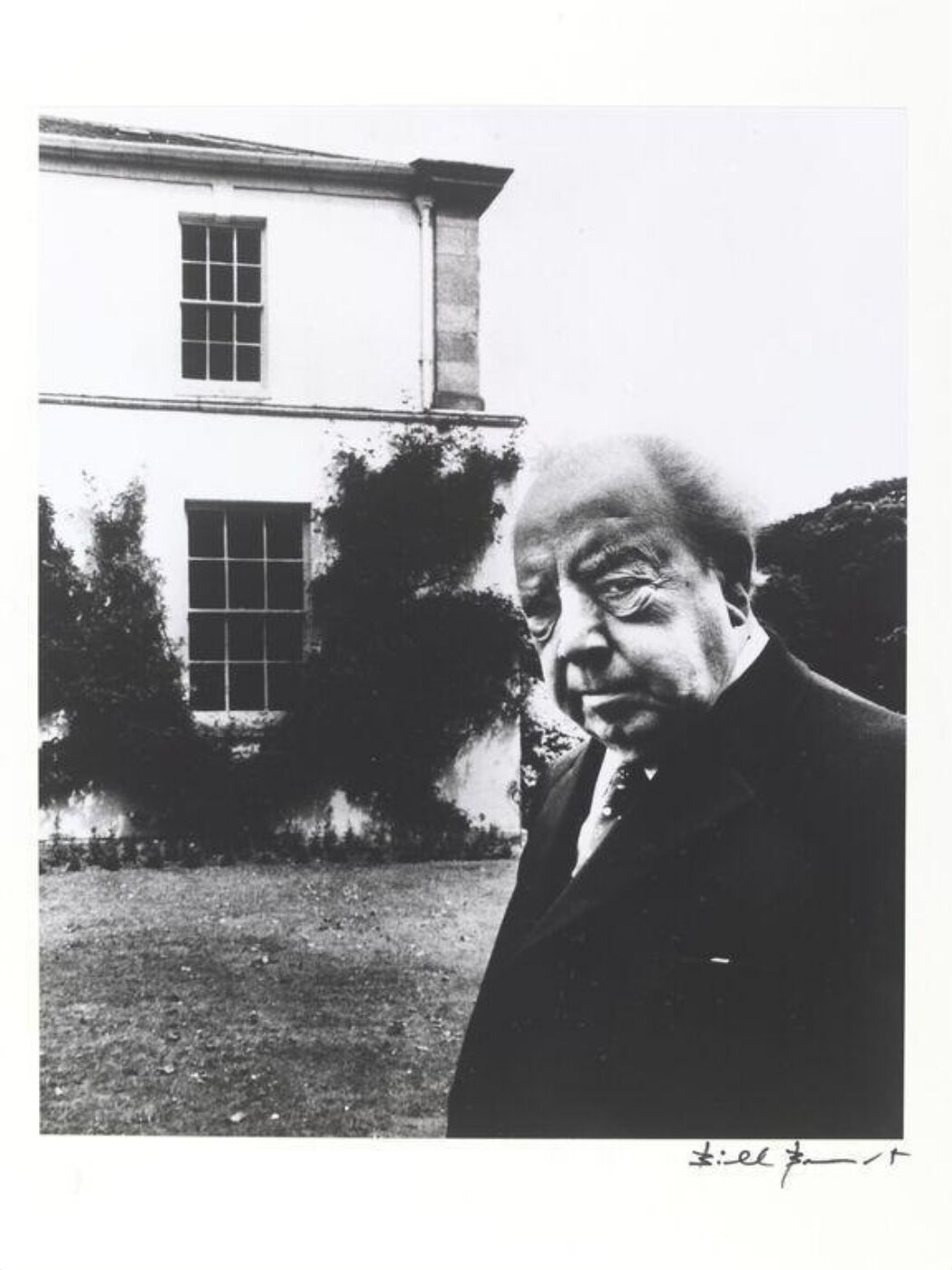 Bill Brandt, J. B. Priestley in his Garden at Alveston