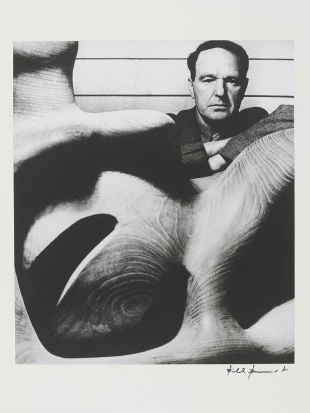 Bill Brandt, Henry Moore in his Studio at Much Hadham, Hertfordshire