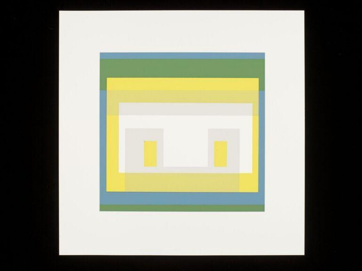 josef albers, Variant II from the suite of ten plates 'Ten Variants'