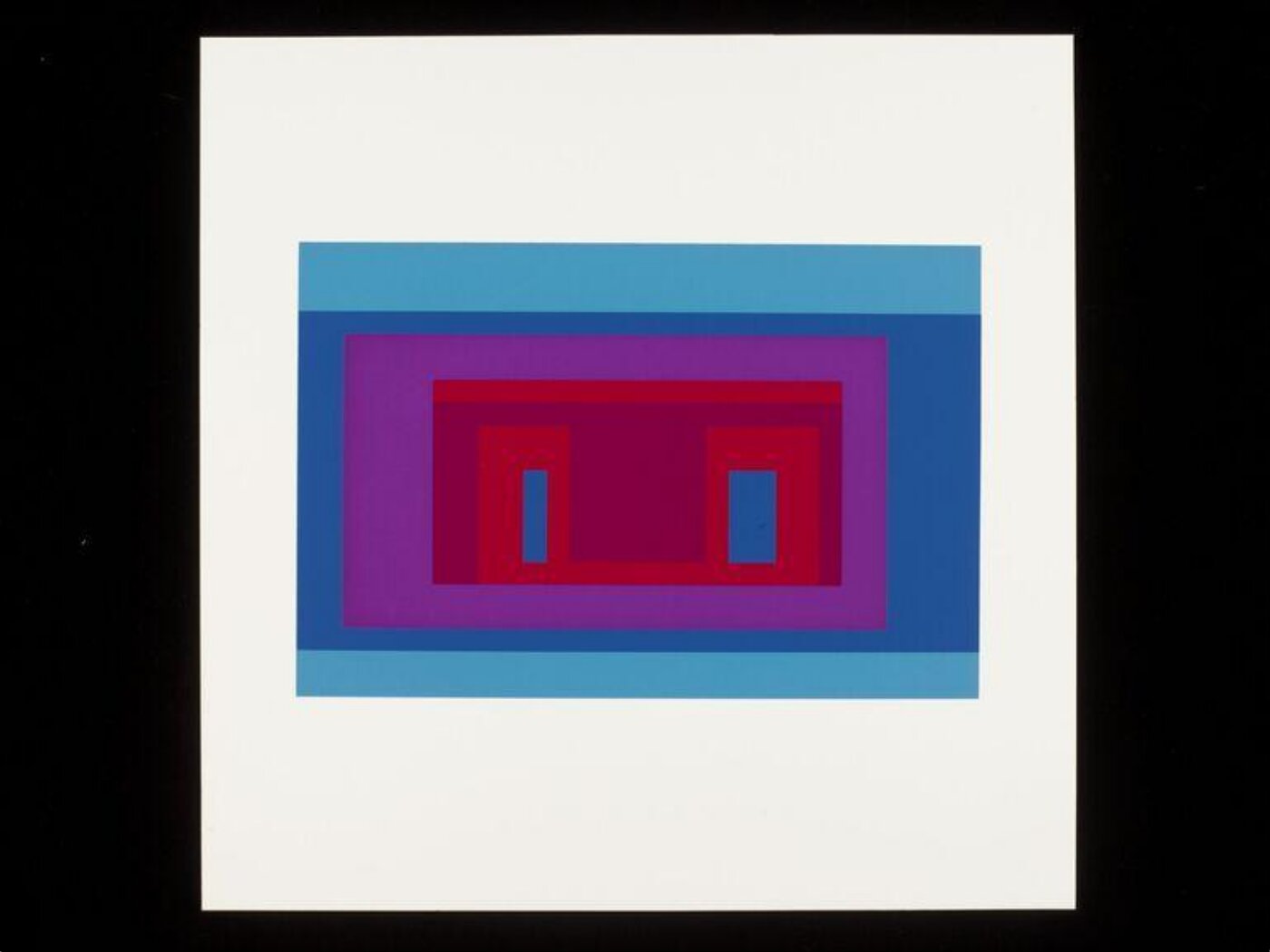 josef albers, Variant IX from the suite of ten plates  'Ten Variants'