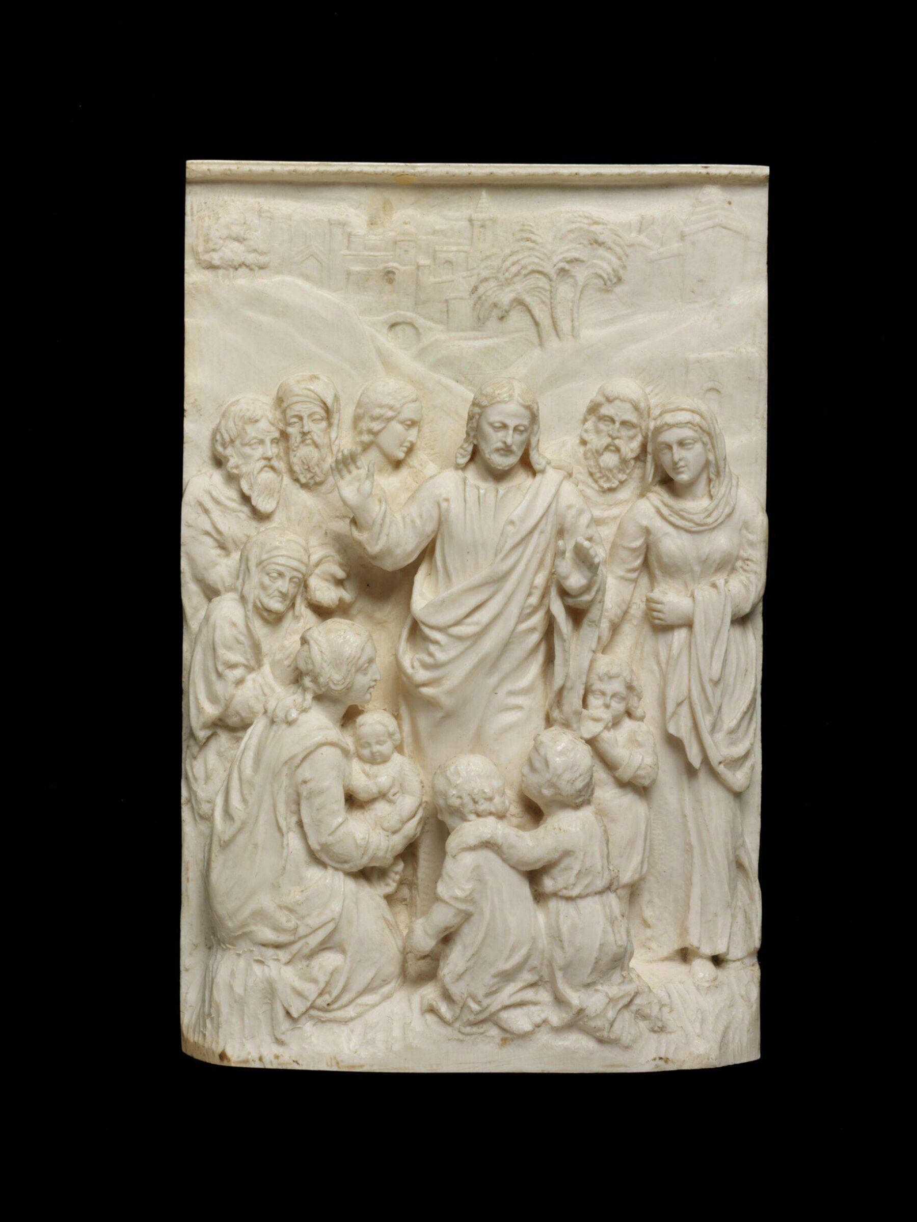 Christ blessing children, Richard Cockle Lucas, ca. 1840 - ca. 1865