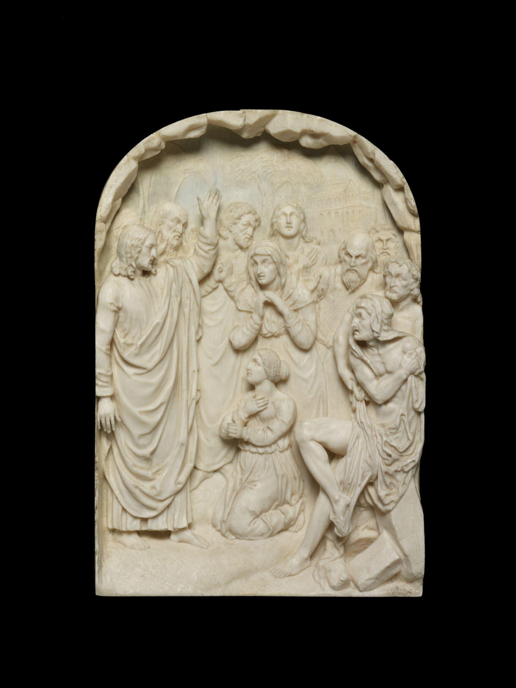 The Raising of Lazarus, Richard Cockle Lucas, ca. 1840 - ca. 1865