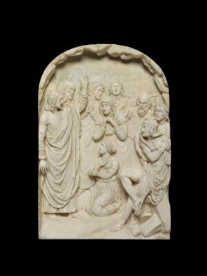 The Raising of Lazarus, Richard Cockle Lucas, ca. 1840 - ca. 1865