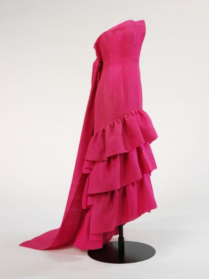 Silk midlength dress Balenciaga Red size 40 FR in Silk  6200569