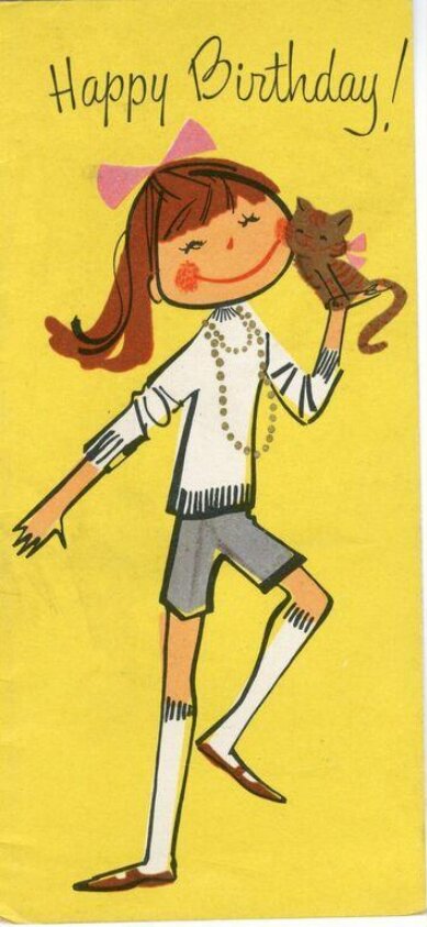 Birthday card (1963) by Johan Adolph Rust