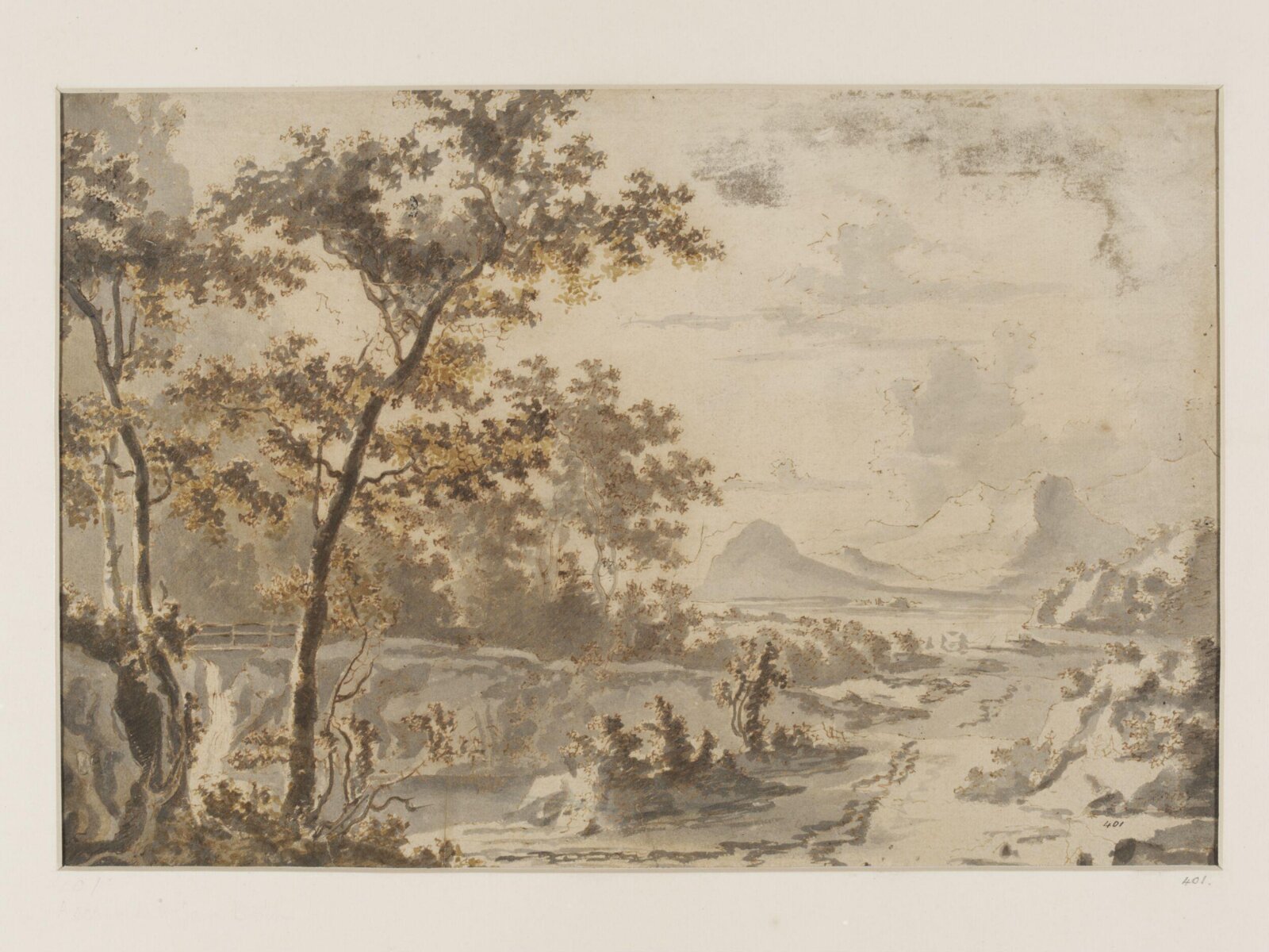Mountainous Italianate Landscape, Jan Both, early 17th century