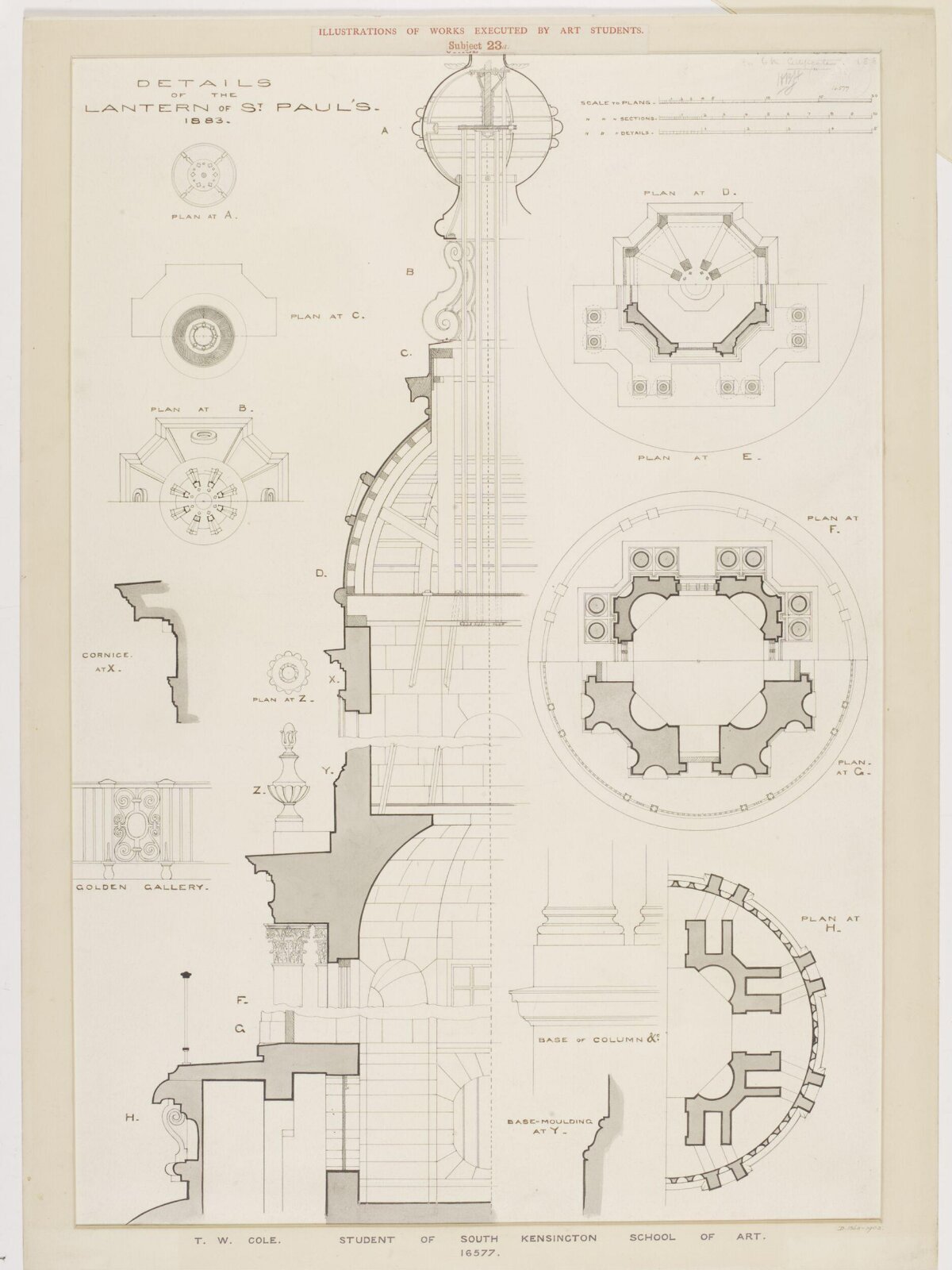 St. Paul's Cathedral, T. W. Cole