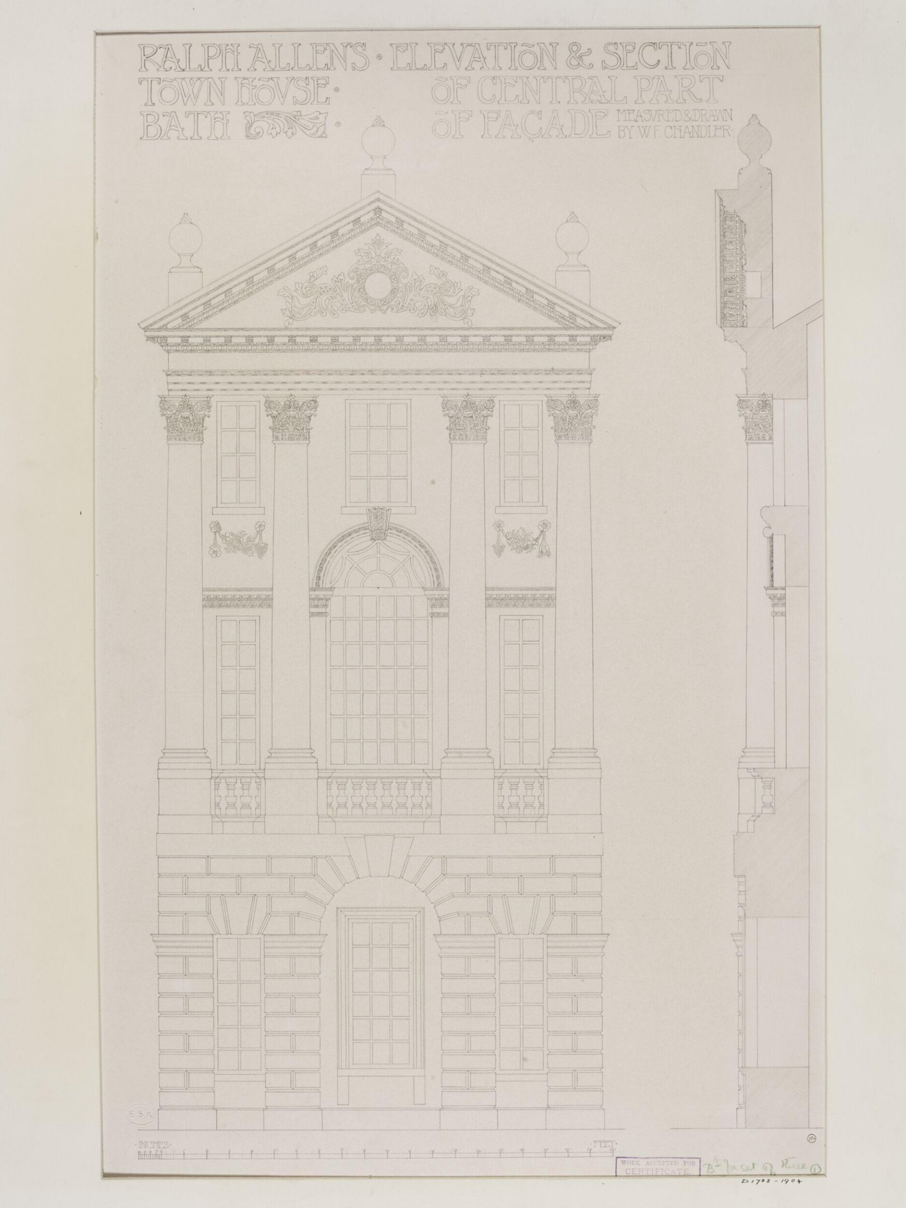 Ralph Allen's Town House, Bath, William Frank Chandler