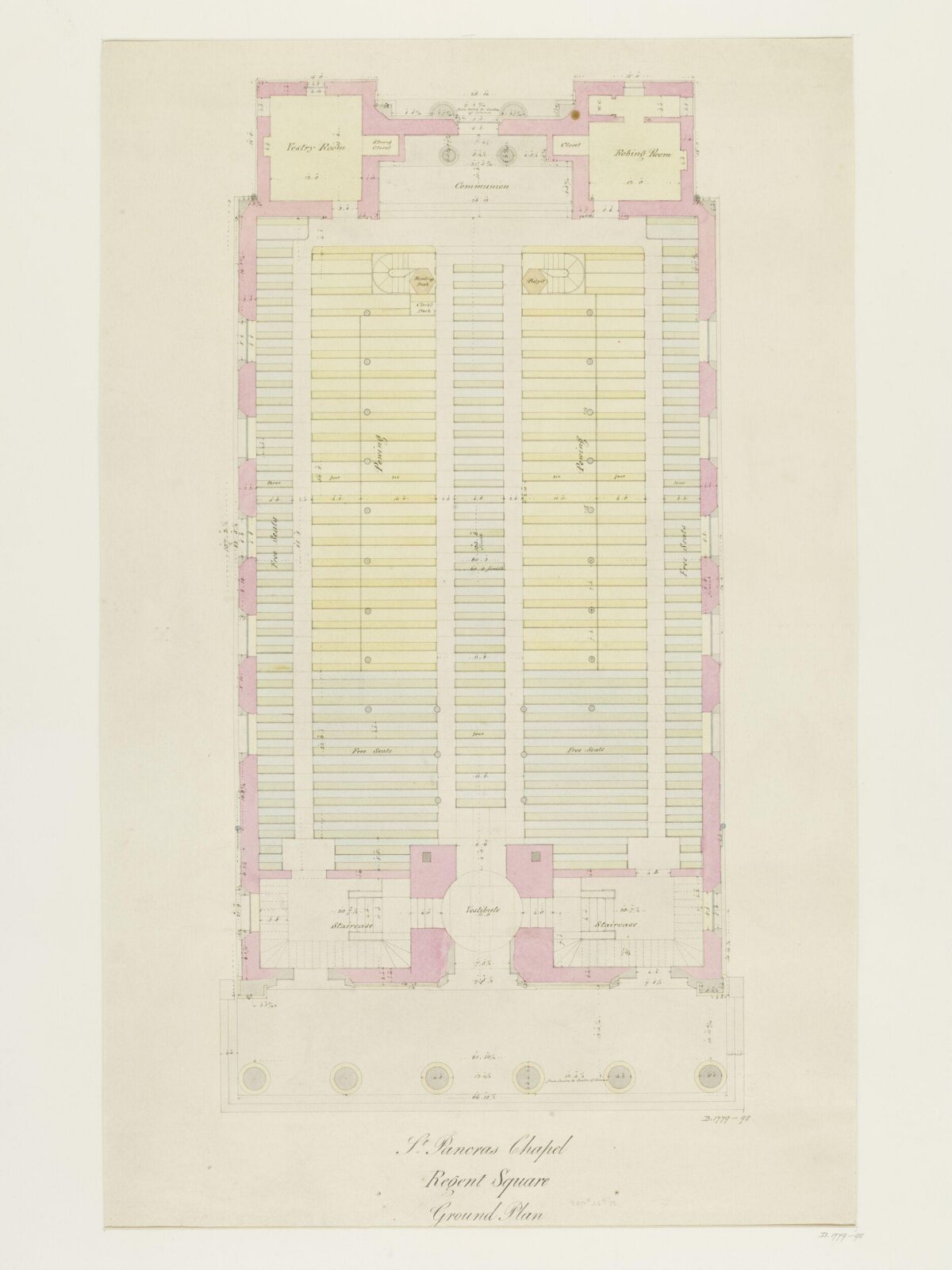 Drawing, Henry William Inwood, Sep 25th 1838