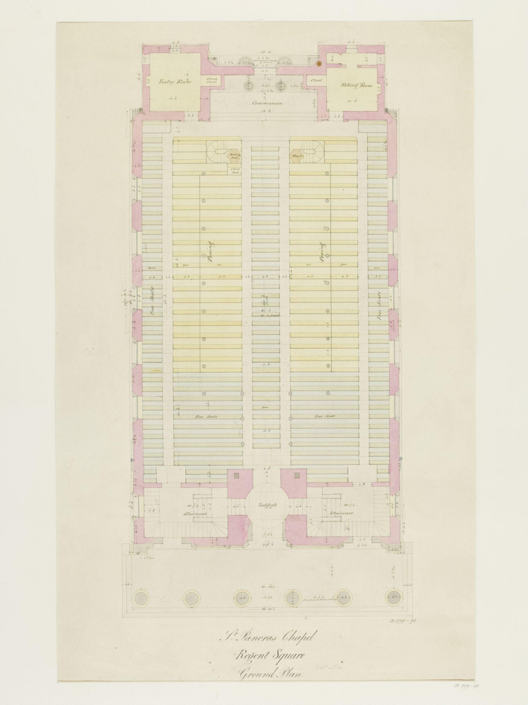 Drawing, Henry William Inwood, Sep 25th 1838