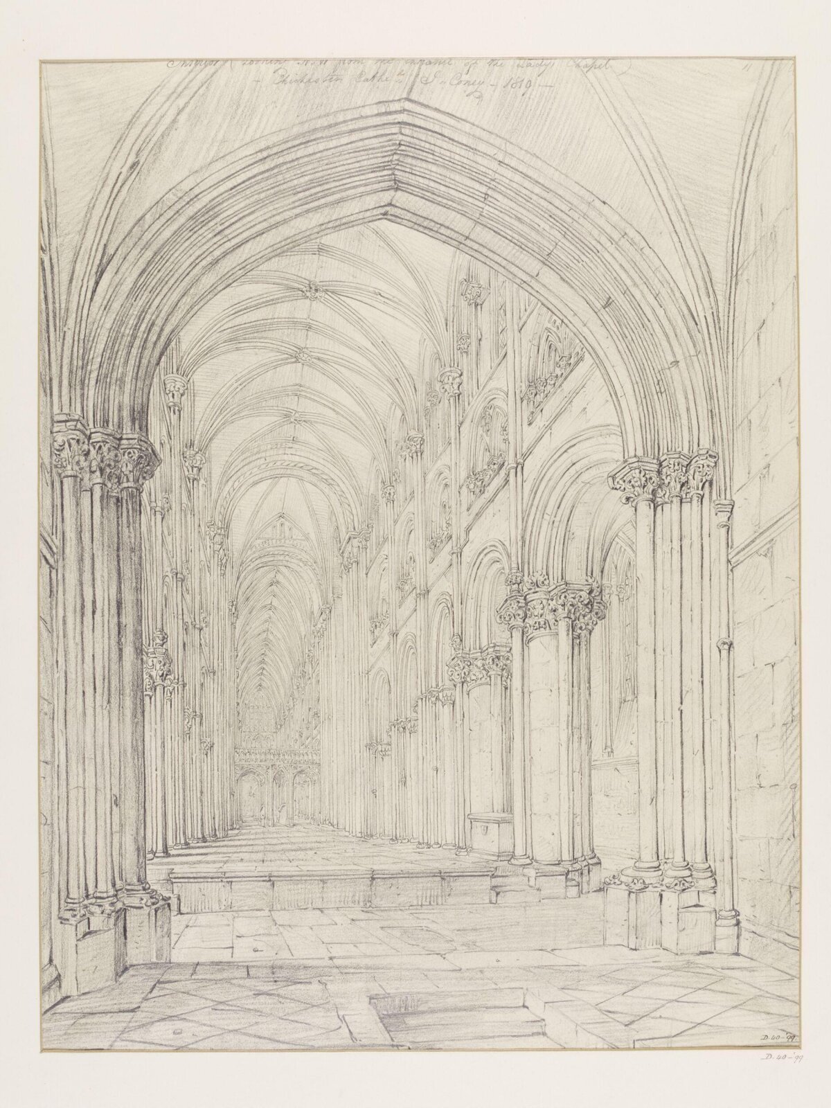 Drawing, John Coney, 1819