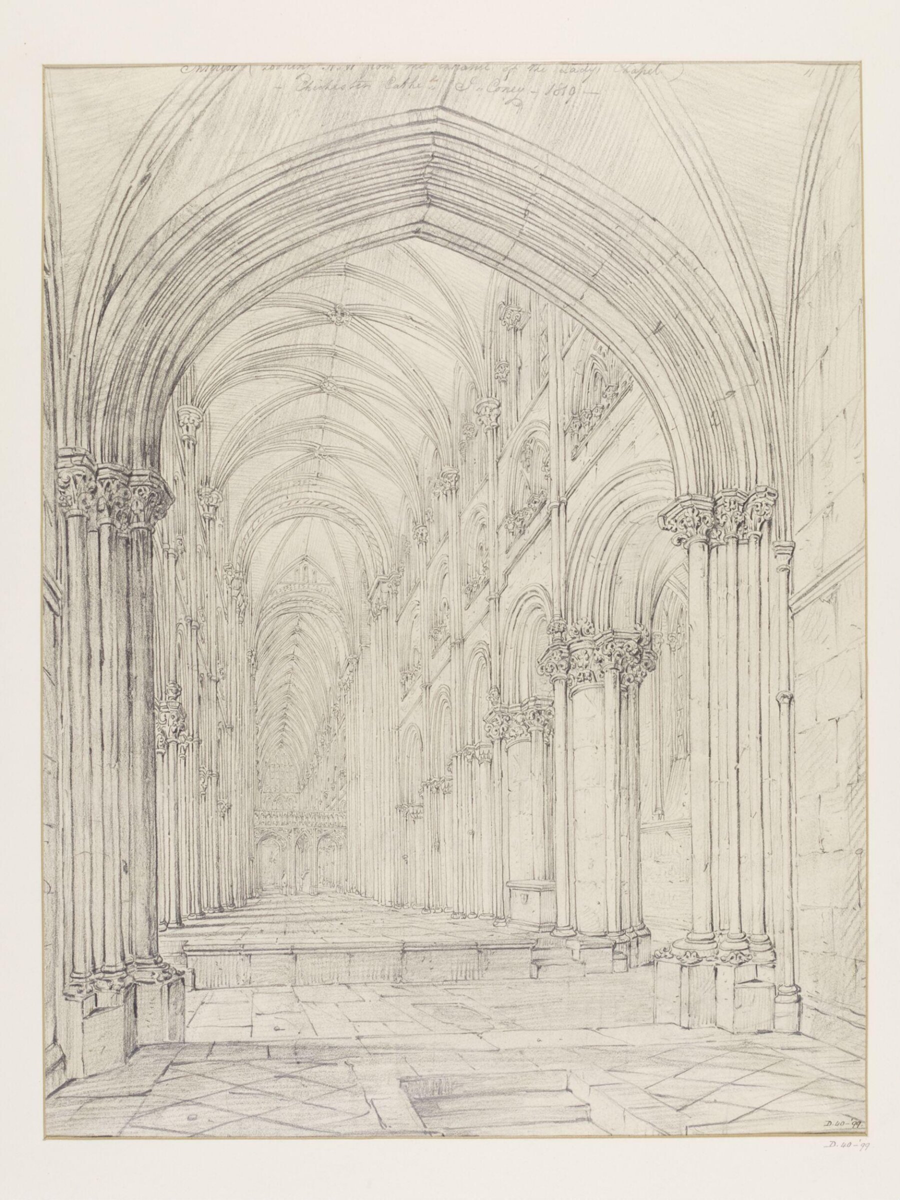 Drawing, John Coney, 1819