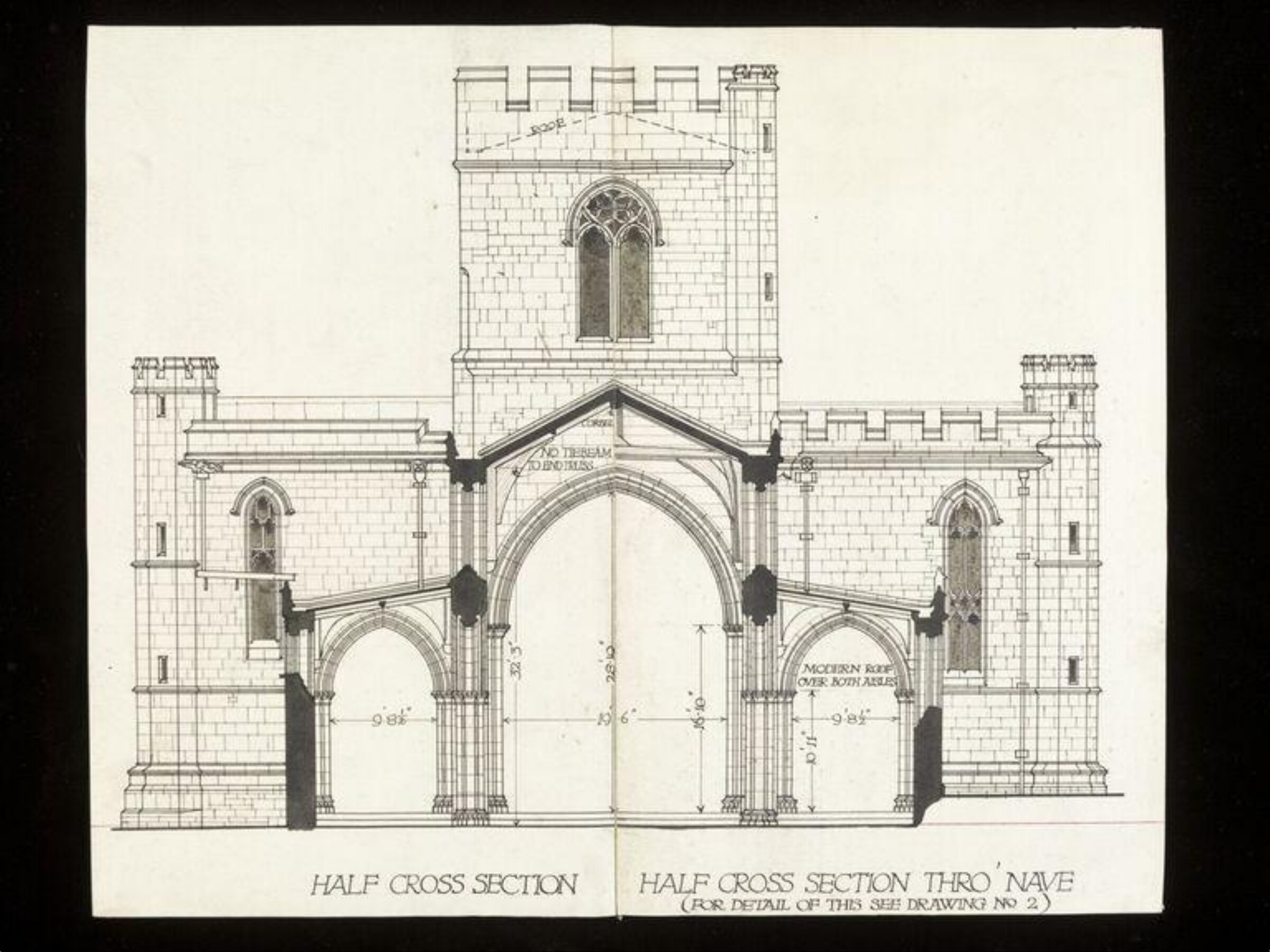 Measured drawings of the Church of SS. Mary, Katherine and All Saints, Edington, Wiltshire, 1909, Thomas Francis Wiltshire Grant, 1909