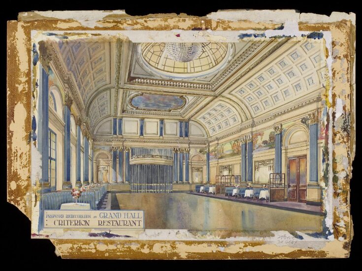 Proposed Redecoration to Grand Hall at the Criterion Restaurant top image