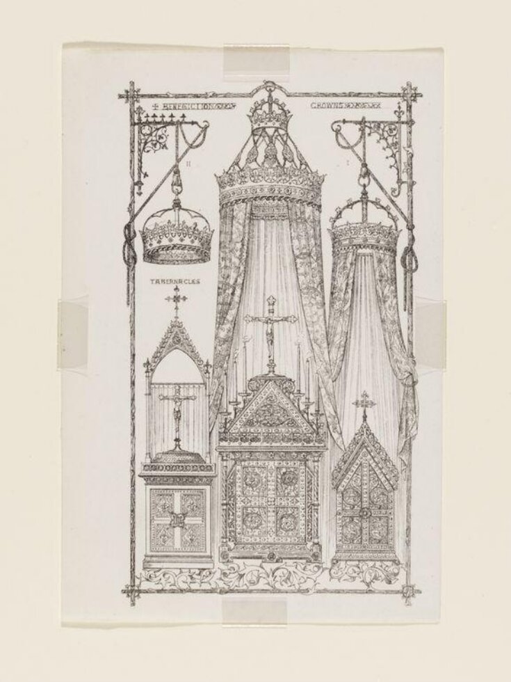 John Hardman and Co., gold and silversmiths and jewellers, manufacturers of ancient church and domestic ornaments, sacred vessels and fittings ... : also glass painters top image