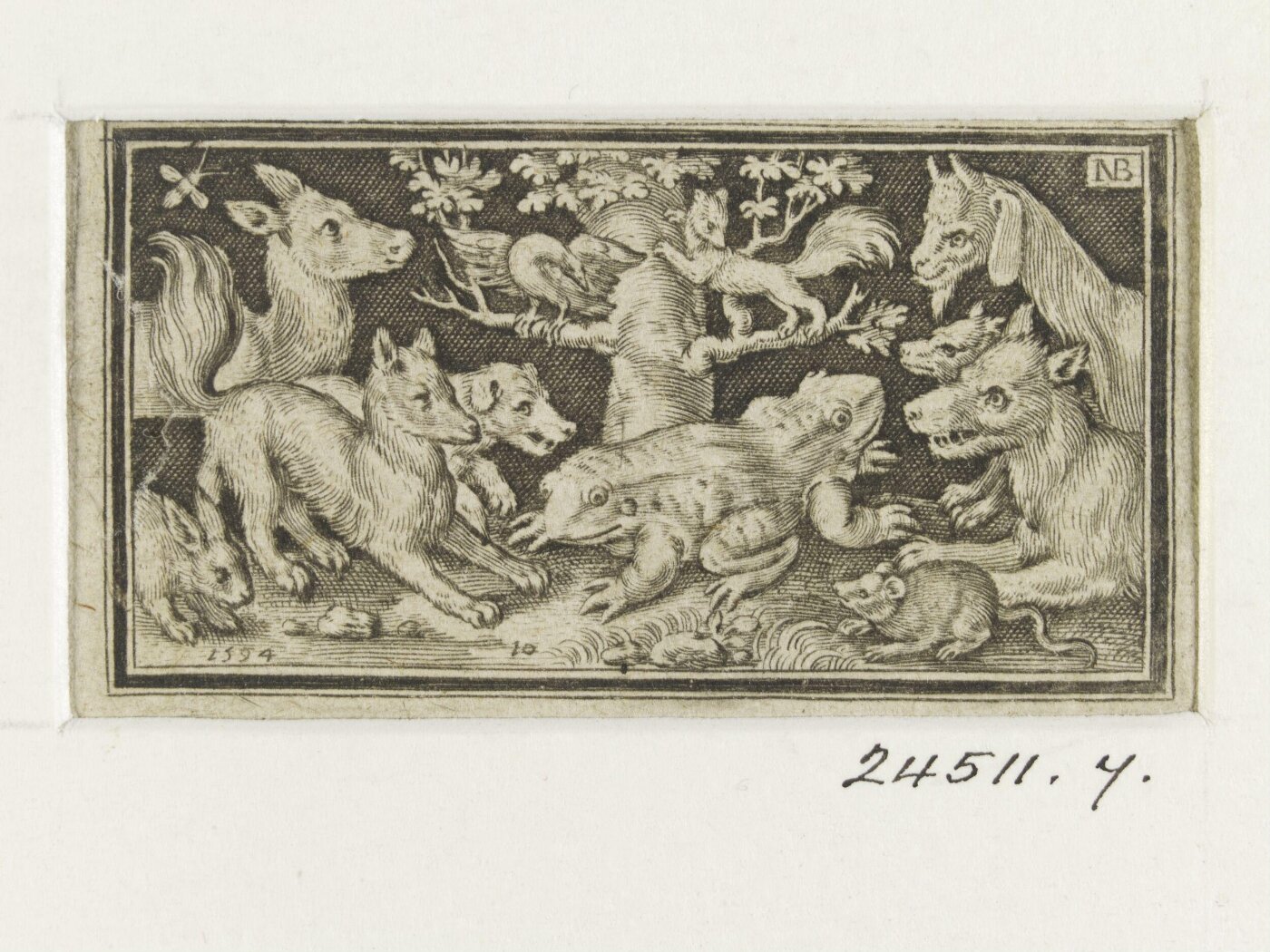 Nicolaes de Bruyn, Print