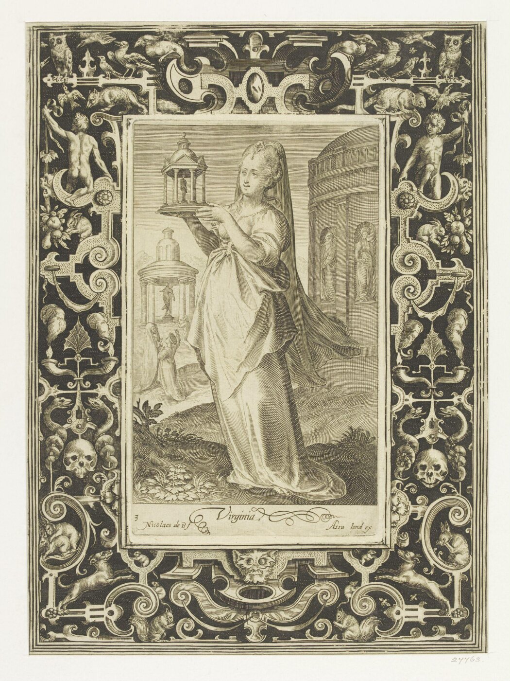 Nicolaes de Bruyn, Print