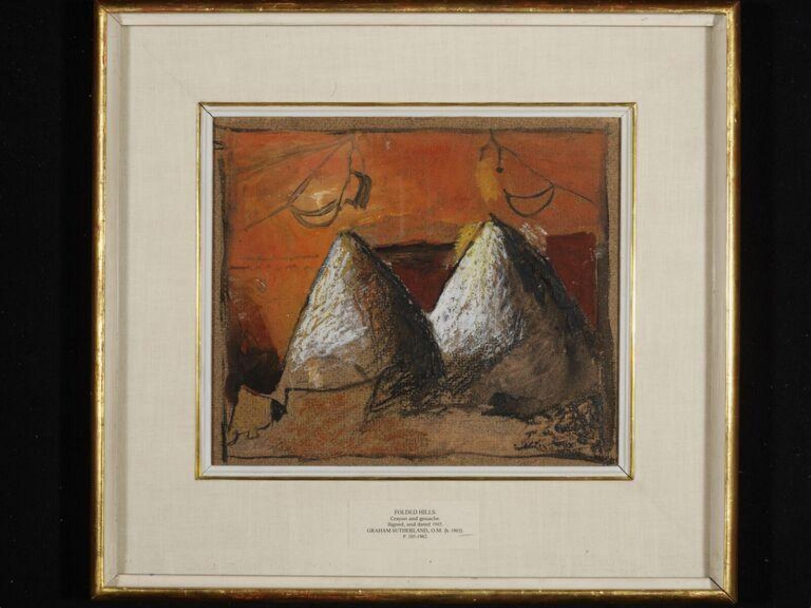Folded Hills, Graham Vivian Sutherland, 1945