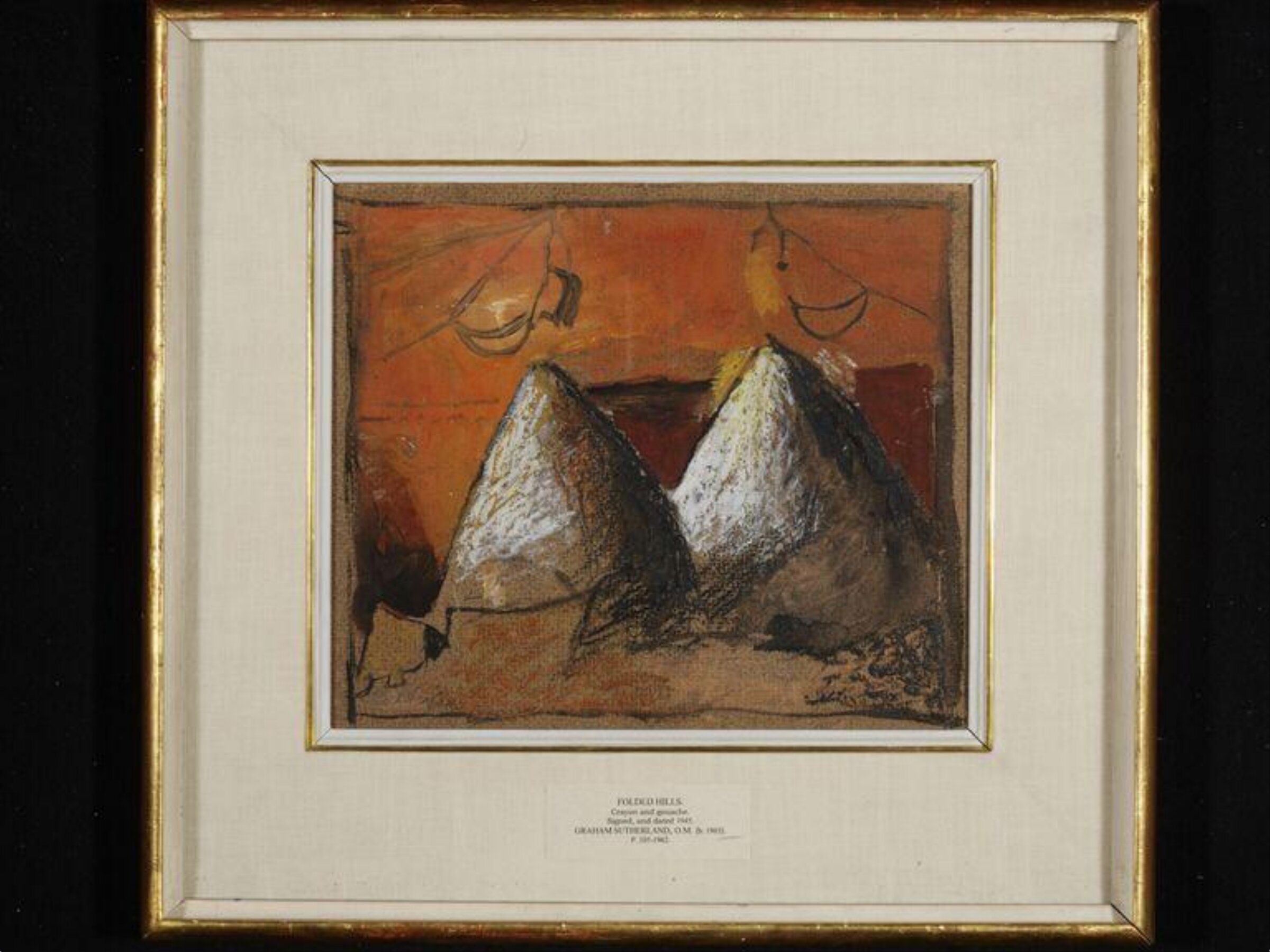 Folded Hills, Graham Vivian Sutherland, 1945