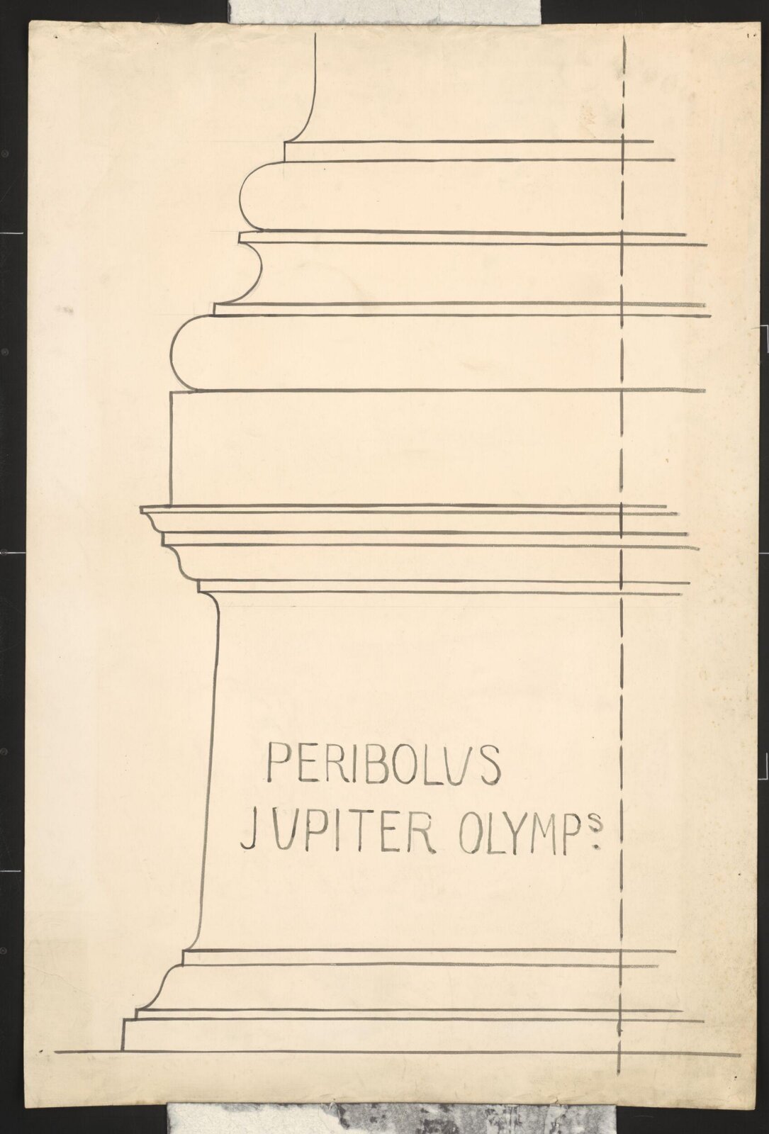 Drawing, Francis Cranmer Penrose, late 19th century