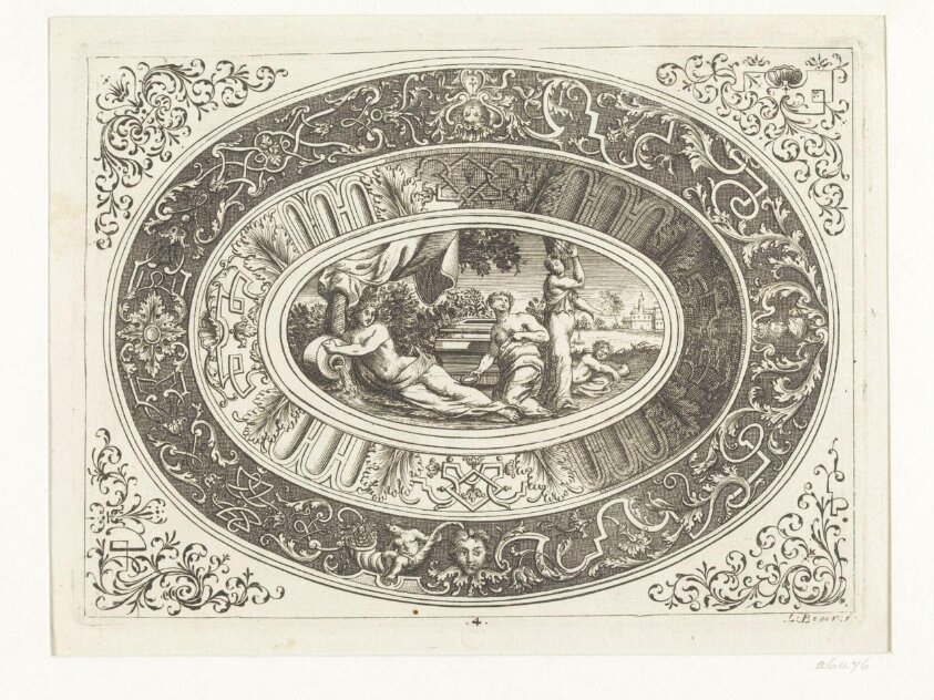 Print (1700-1715) by Frans Decker
