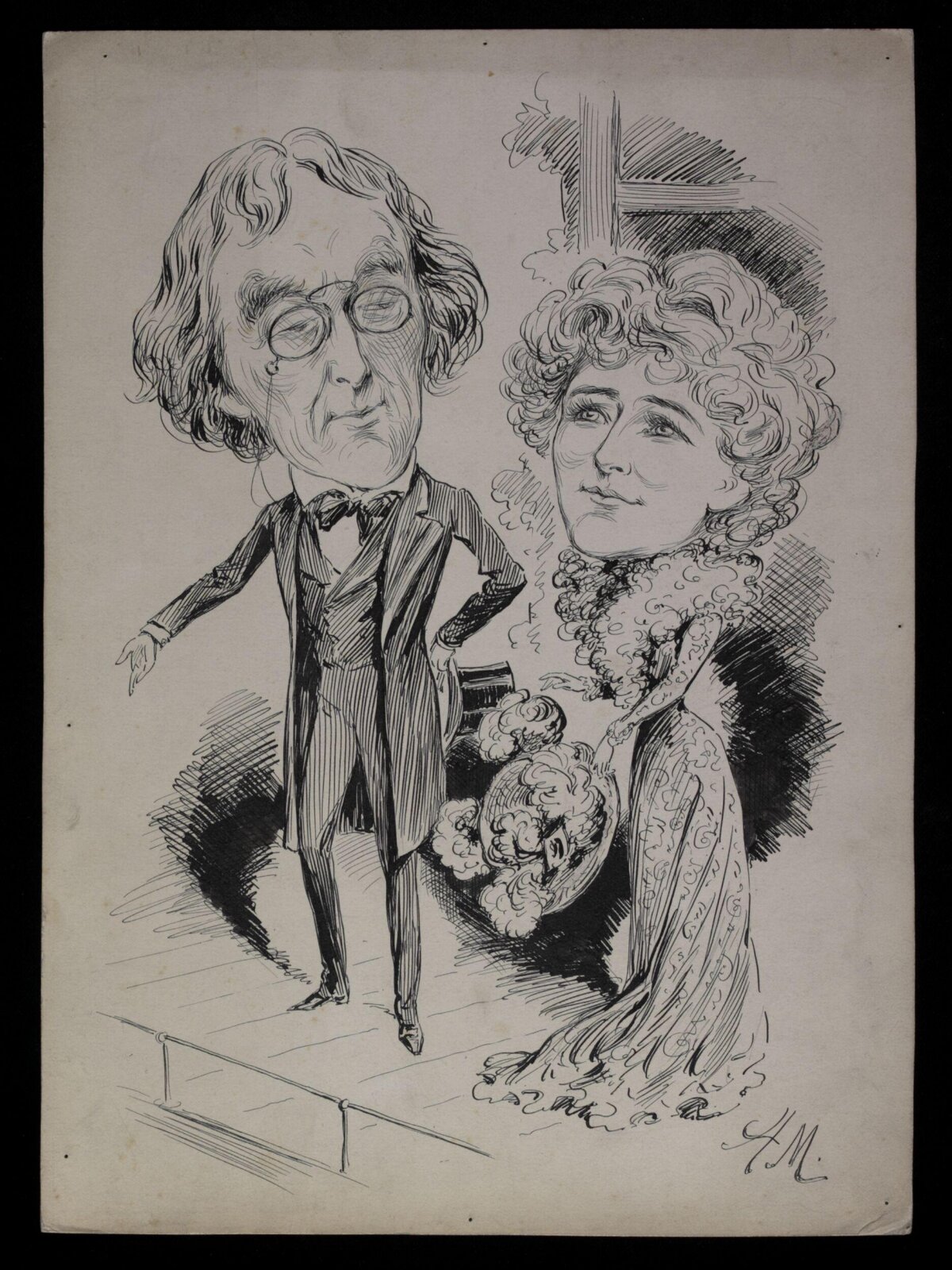 H Beard Print Collection, H M, ca. 1900
