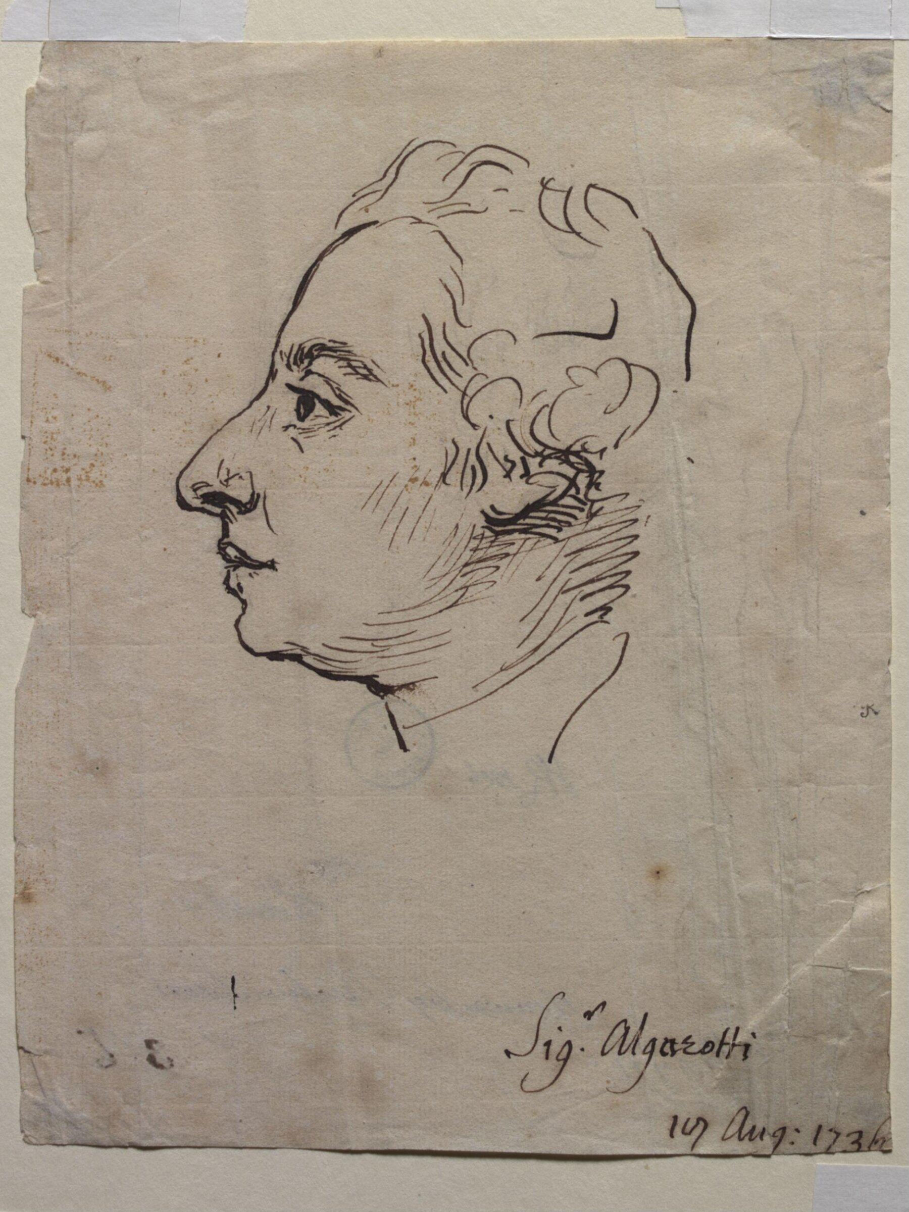 H Beard Print Collection, Jonathan Richardson the elder, 19 August 1736