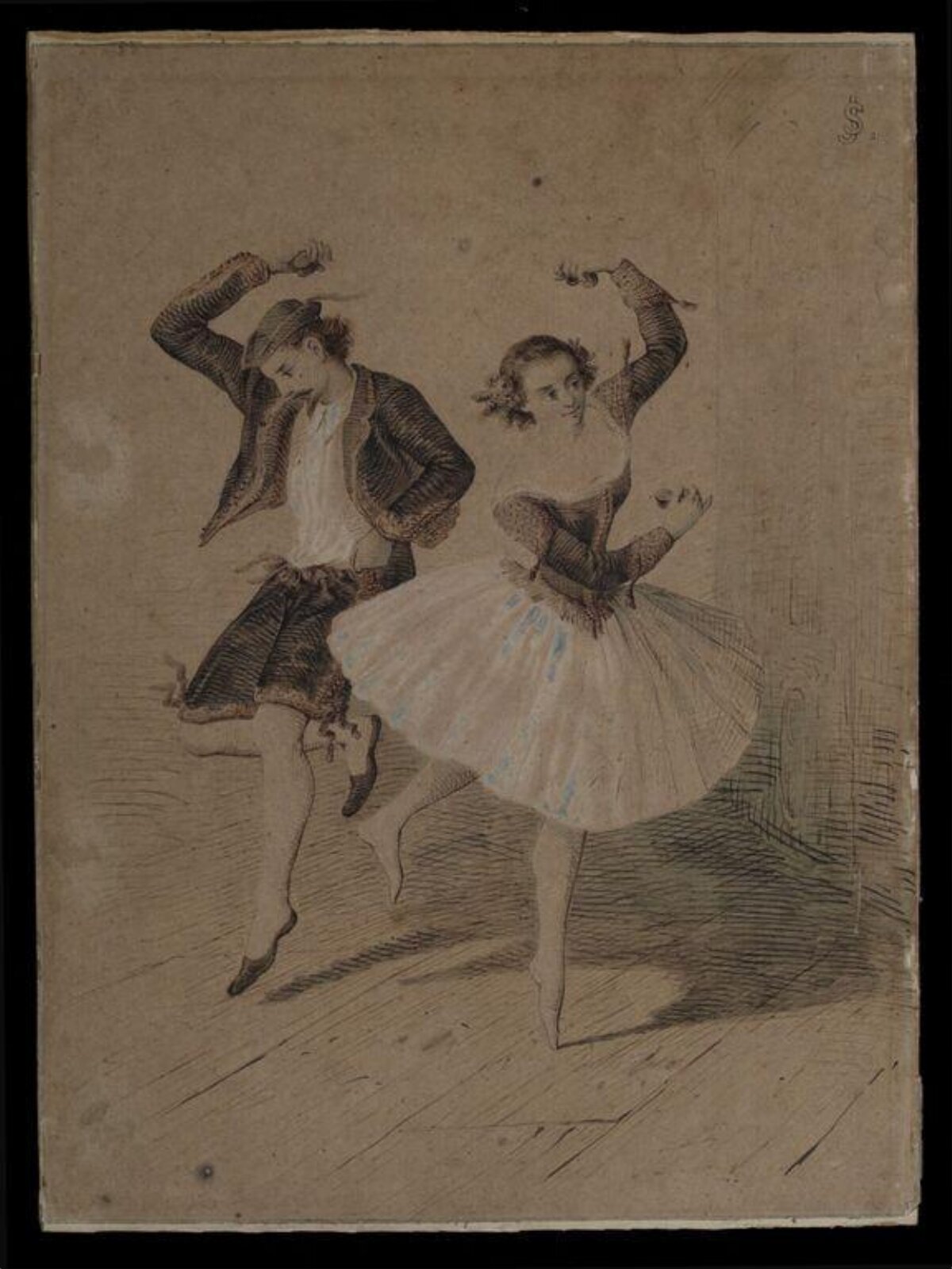 Fanny Cerrito and Arthur Saint-Leon, ca. 1840s