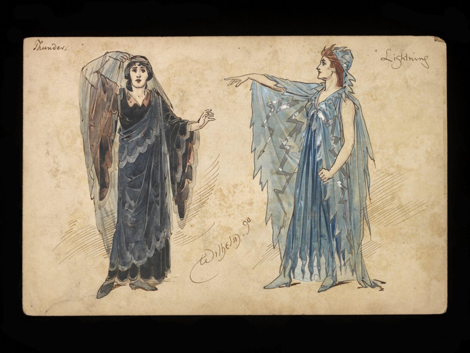 Wilhelm Pantomime Designs, Wilhelm, 1890
