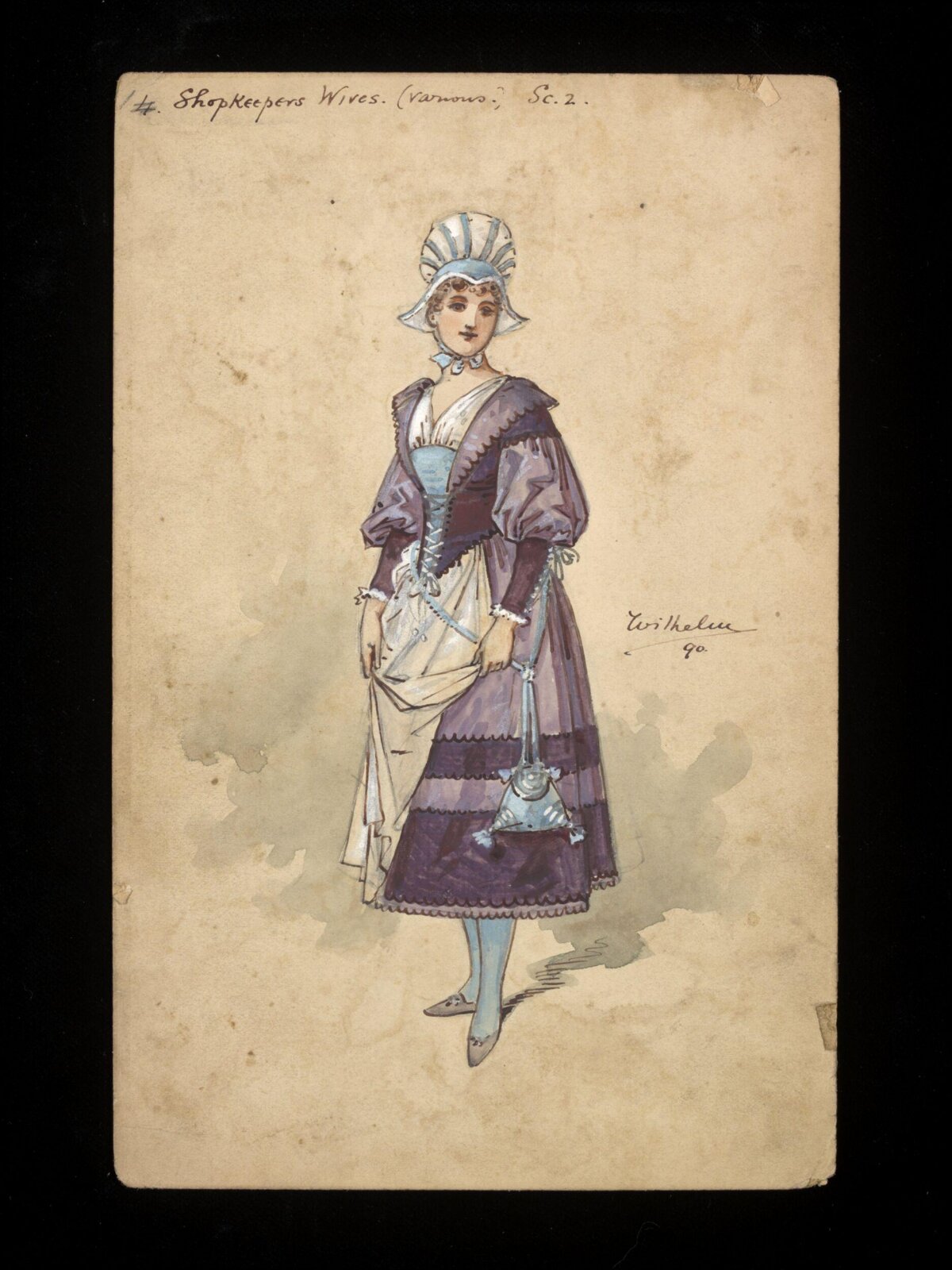 Wilhelm Pantomime Designs, Wilhelm, 1890