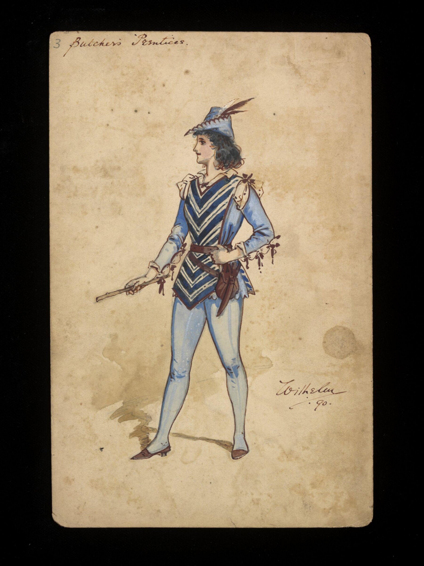 Wilhelm Pantomime Designs, Wilhelm, 1890