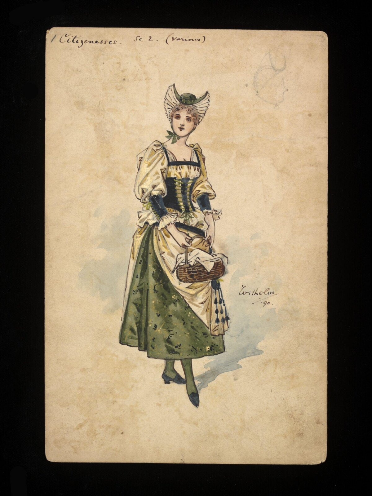 Wilhelm Pantomime Designs, Wilhelm, 1890